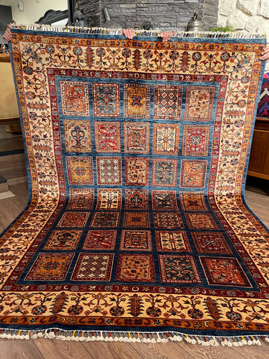 AFGHANISCHER BAHTIYARI TEPPICH (Handgefertigtes Einzelstück)