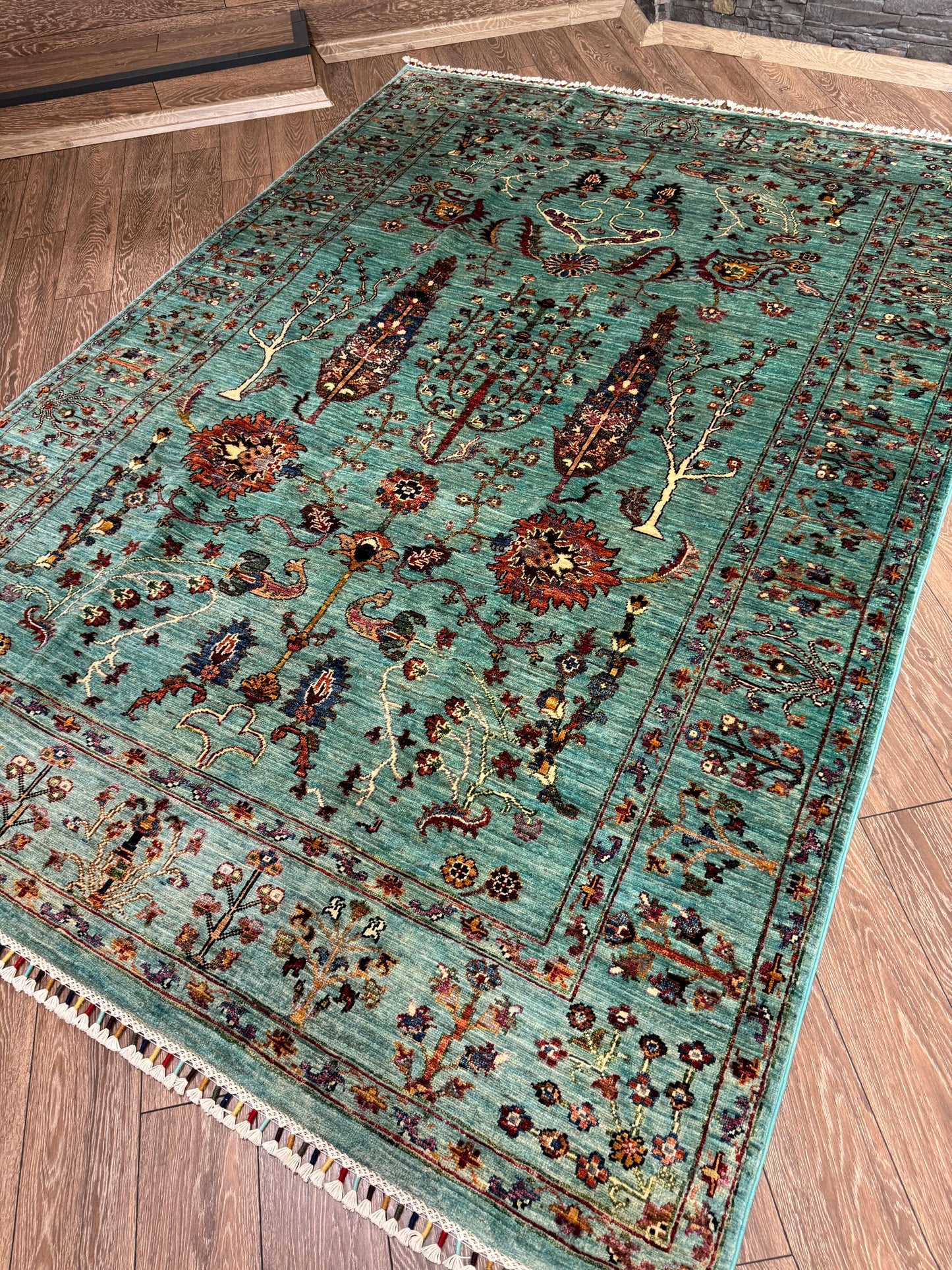 AFGHANISCHER HAYATI AGACI TEPPICH (Handgefertigtes Einzelstück)