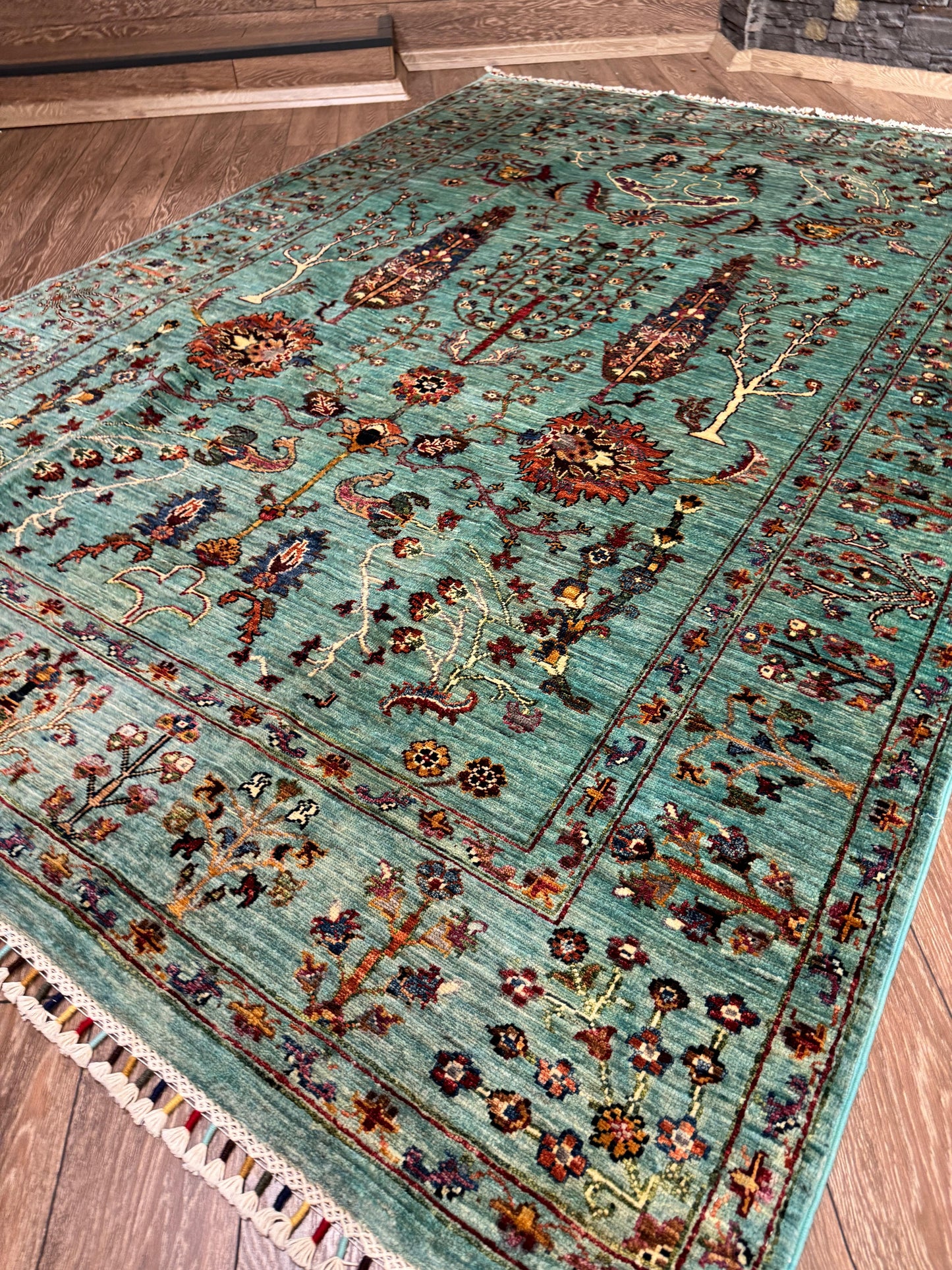 AFGHANISCHER HAYATI AGACI TEPPICH (Handgefertigtes Einzelstück)