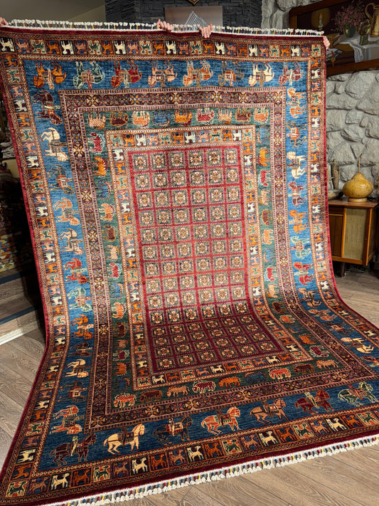 AFGHANISCHER PAZIRIK Teppich (Handgefertigtes Einzelstück)