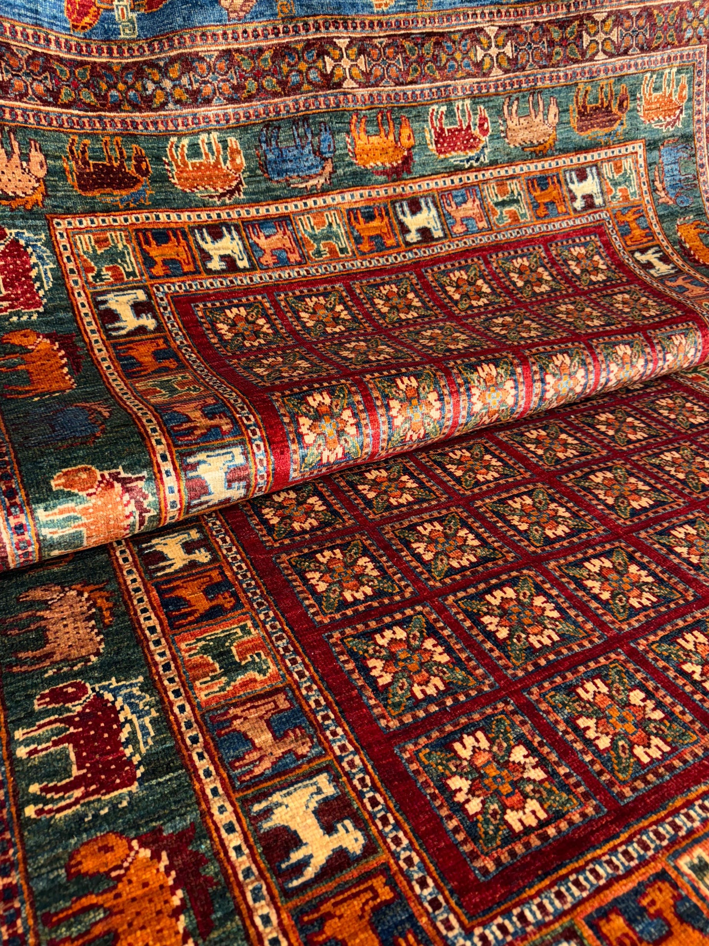 AFGHANISCHER PAZIRIK Teppich (Handgefertigtes Einzelstück)