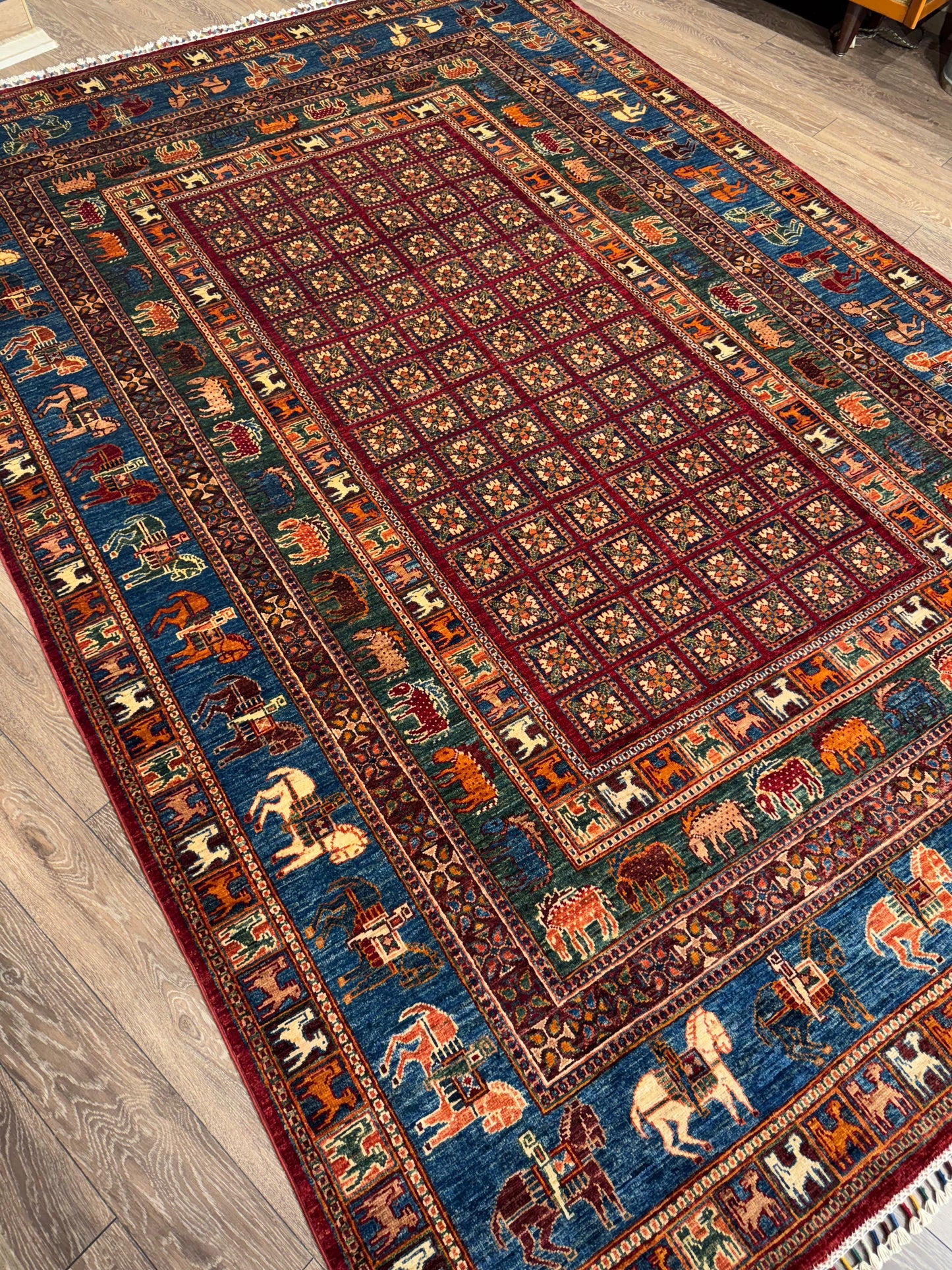 AFGHANISCHER PAZIRIK Teppich (Handgefertigtes Einzelstück)