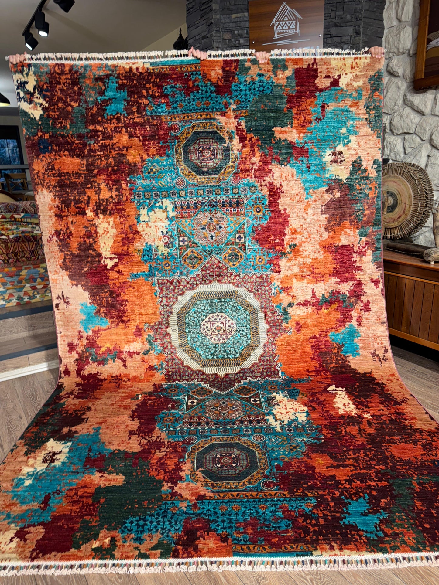 AFGHANISCHER MEMLÜKI Edler Teppich&nbsp;(Handgefertigtes Einzelstück)