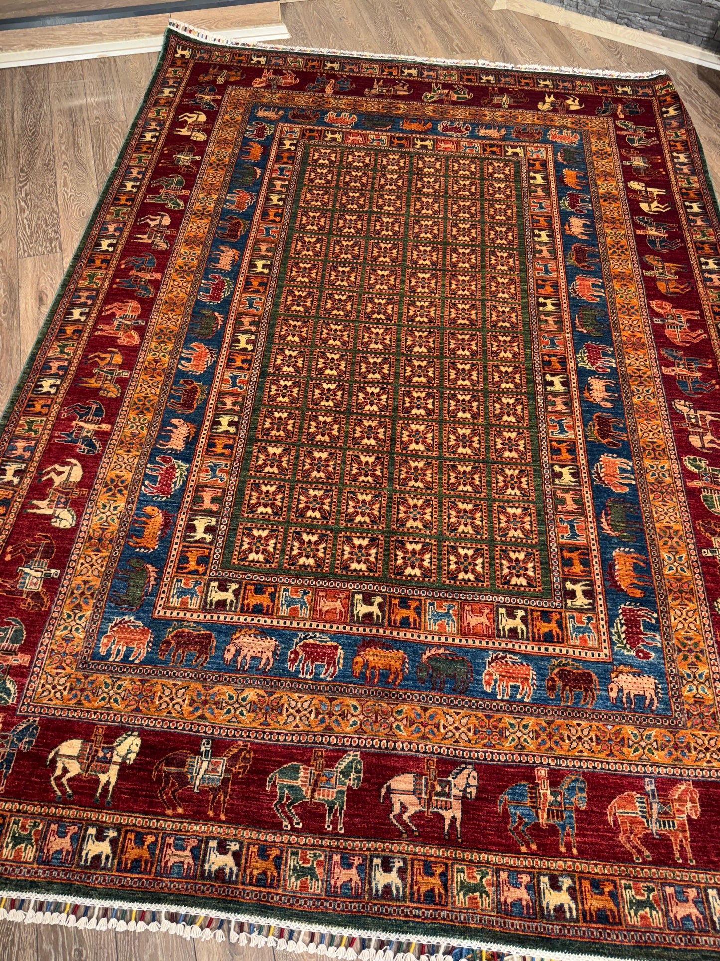 AFGHANISCHER PAZIRIK Teppich (Handgefertigtes Einzelstück)