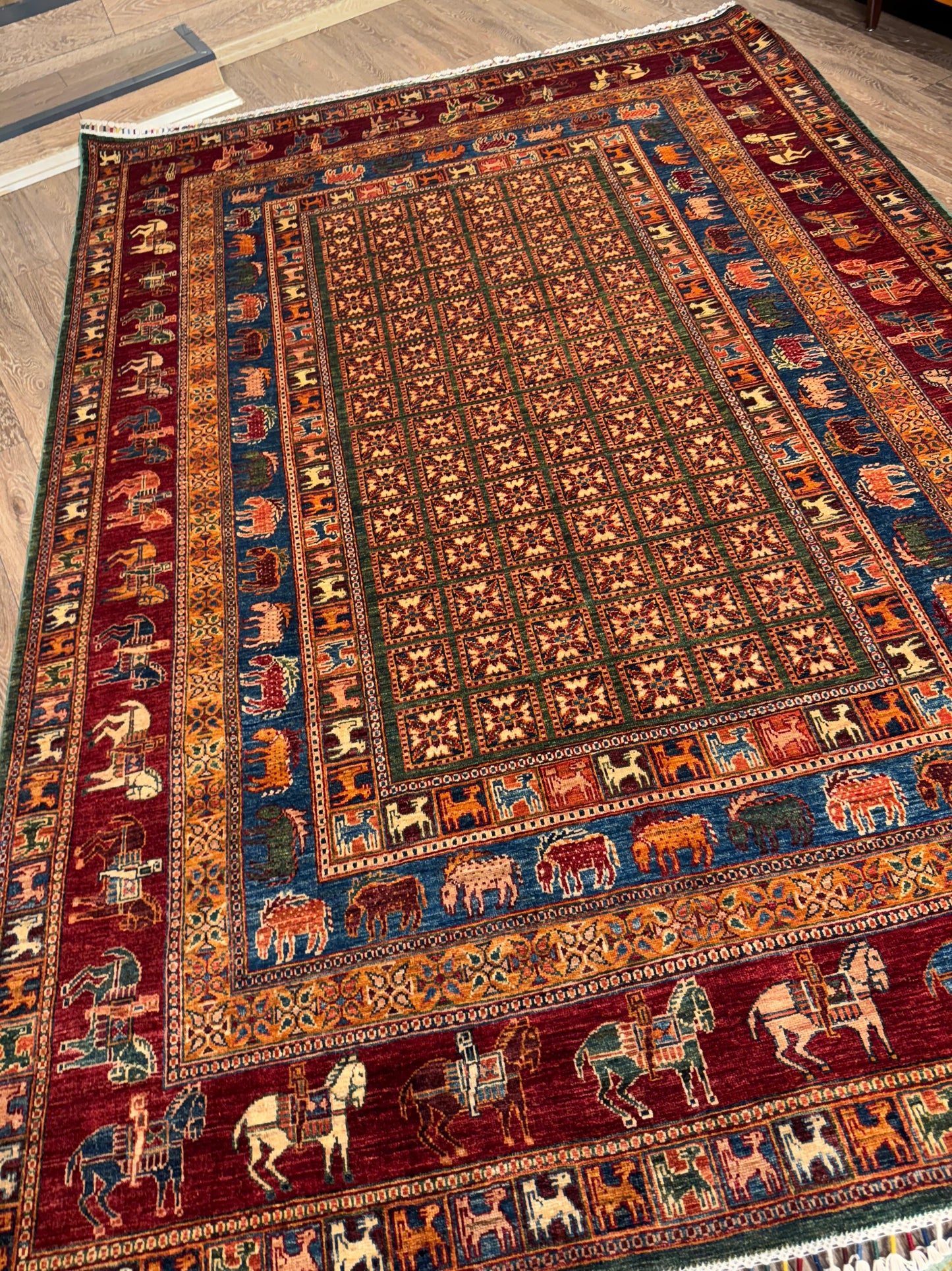 AFGHANISCHER PAZIRIK Teppich (Handgefertigtes Einzelstück)