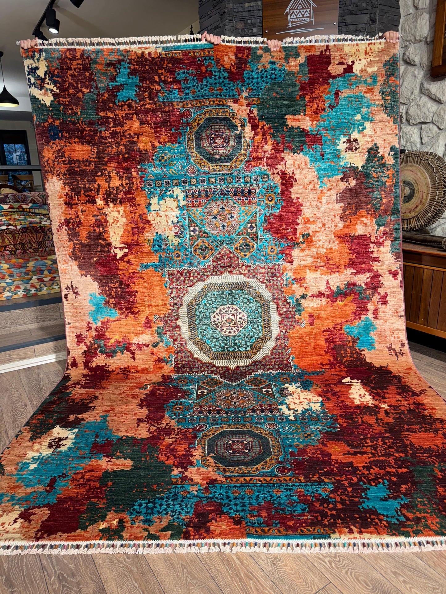 AFGHANISCHER MEMLÜKI Edler Teppich&nbsp;(Handgefertigtes Einzelstück)