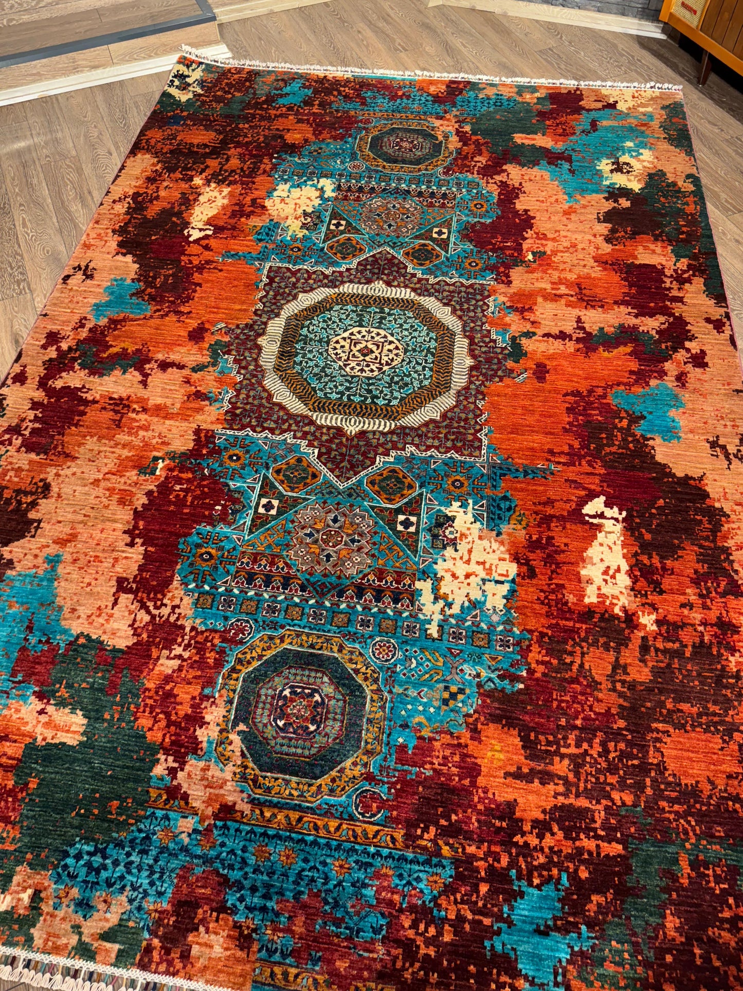 AFGHANISCHER MEMLÜKI Edler Teppich&nbsp;(Handgefertigtes Einzelstück)