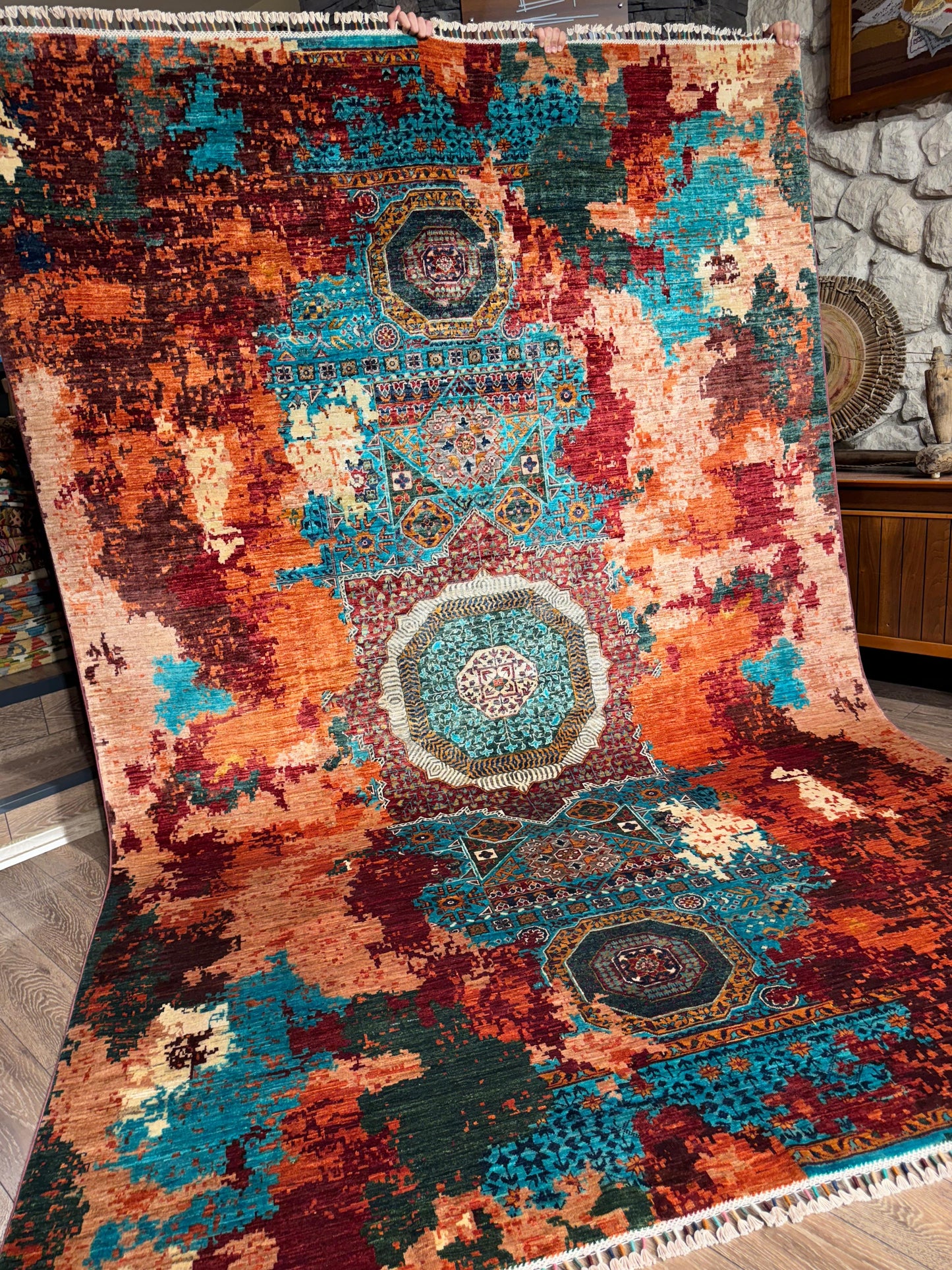 AFGHANISCHER MEMLÜKI Edler Teppich&nbsp;(Handgefertigtes Einzelstück)