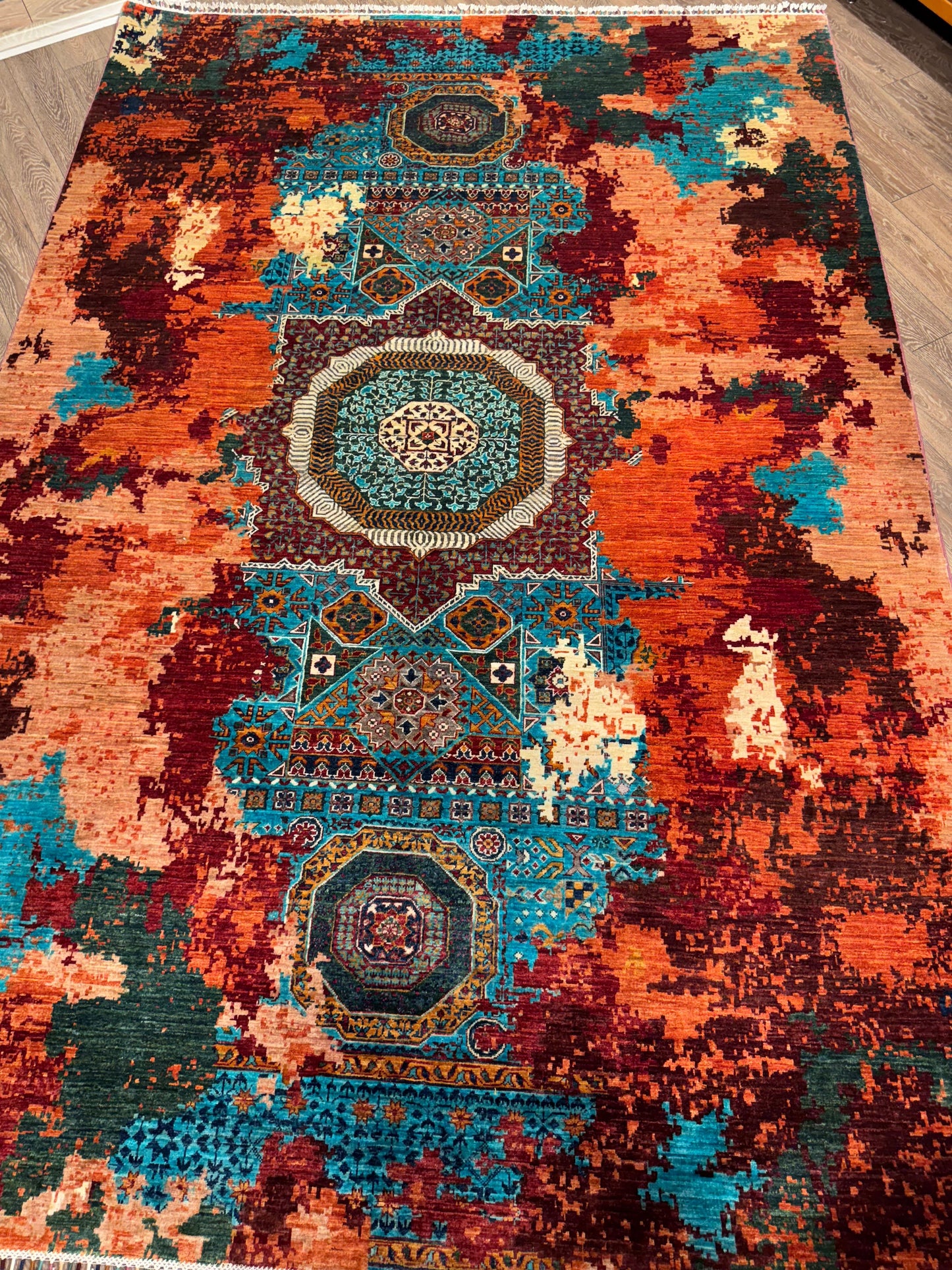 AFGHANISCHER MEMLÜKI Edler Teppich&nbsp;(Handgefertigtes Einzelstück)