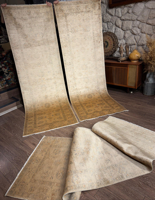 AFGHANISCHER PAMUKI Teppichläufer (Handgefertigte 2 Stücke)