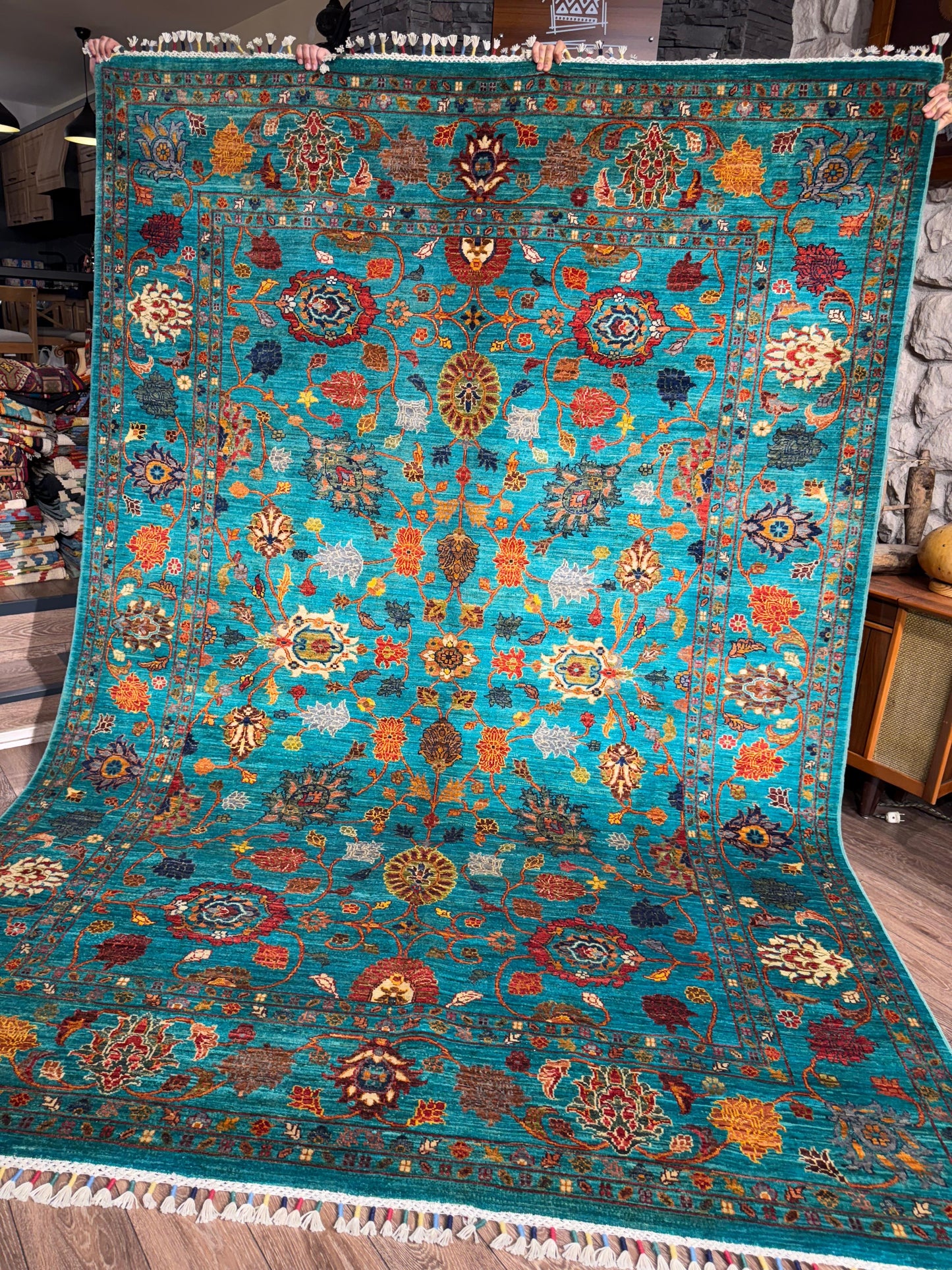 AFGHANISCHER MAVASI Teppich (Handgefertigtes Einzelstück)