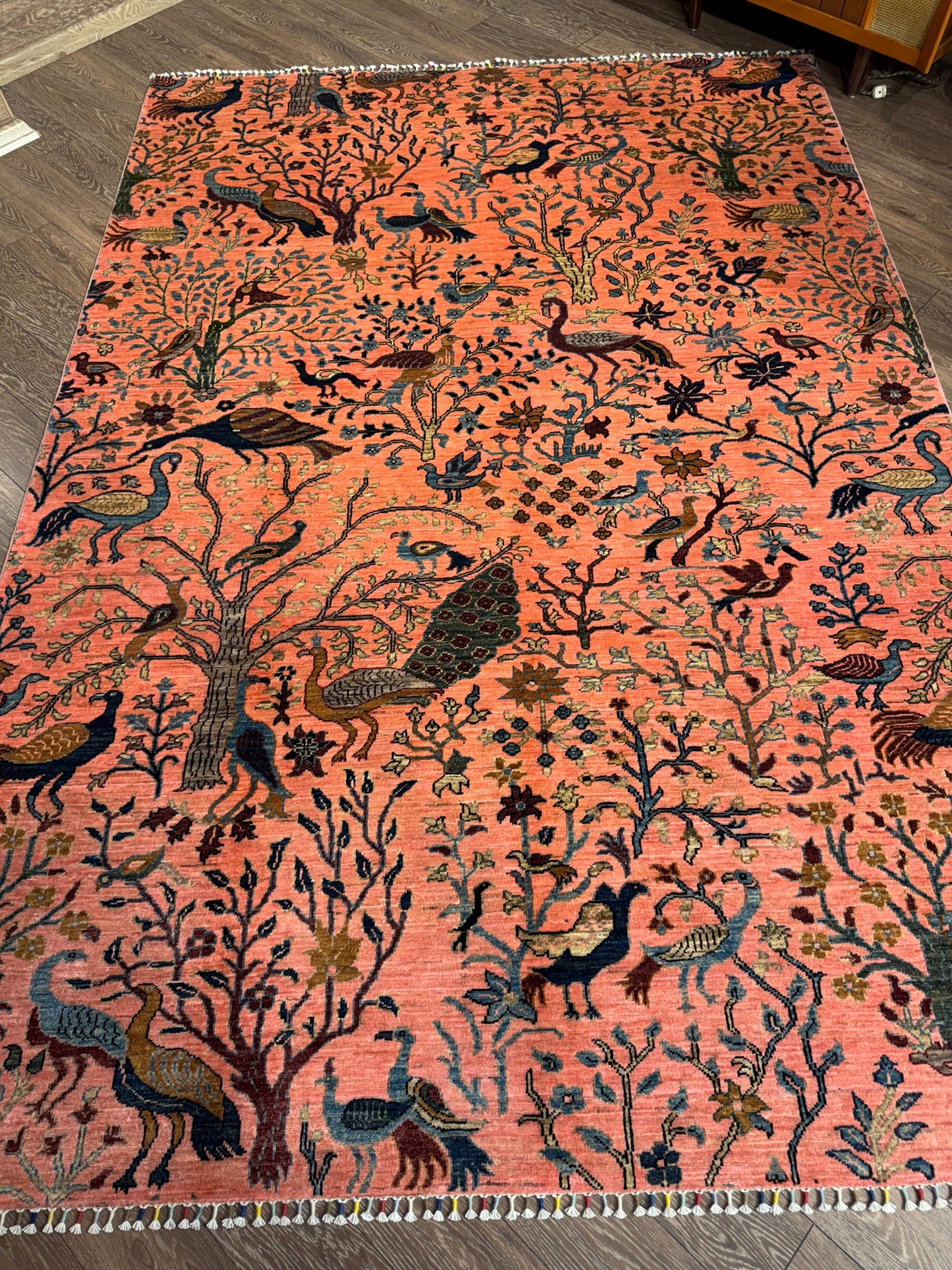 AFGHANISCHER BABİL BAHCE Teppich (Handgefertigtes Einzelstück)