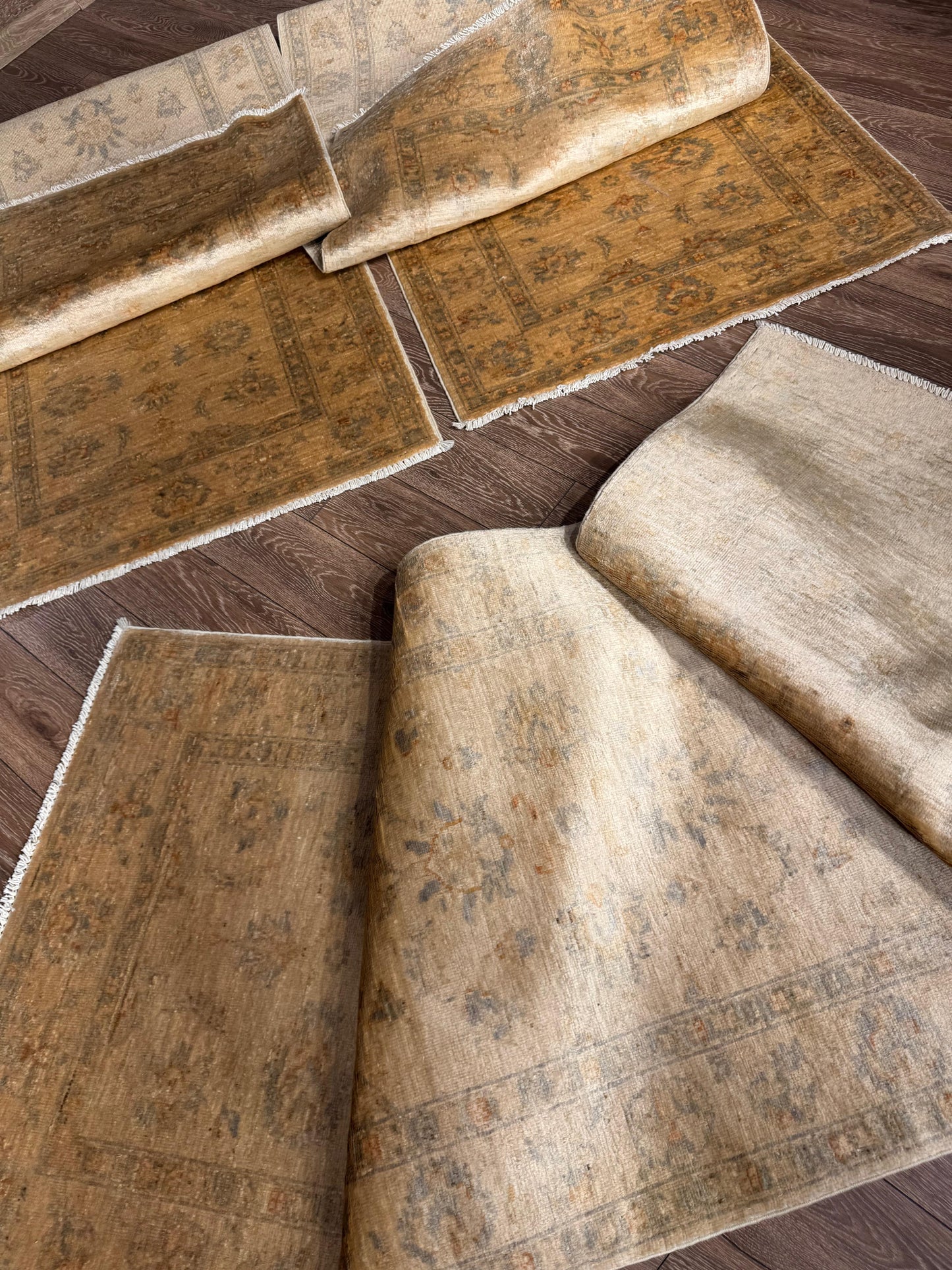 AFGHANISCHER PAMUKI Teppichläufer (Handgefertigte 2 Stücke)