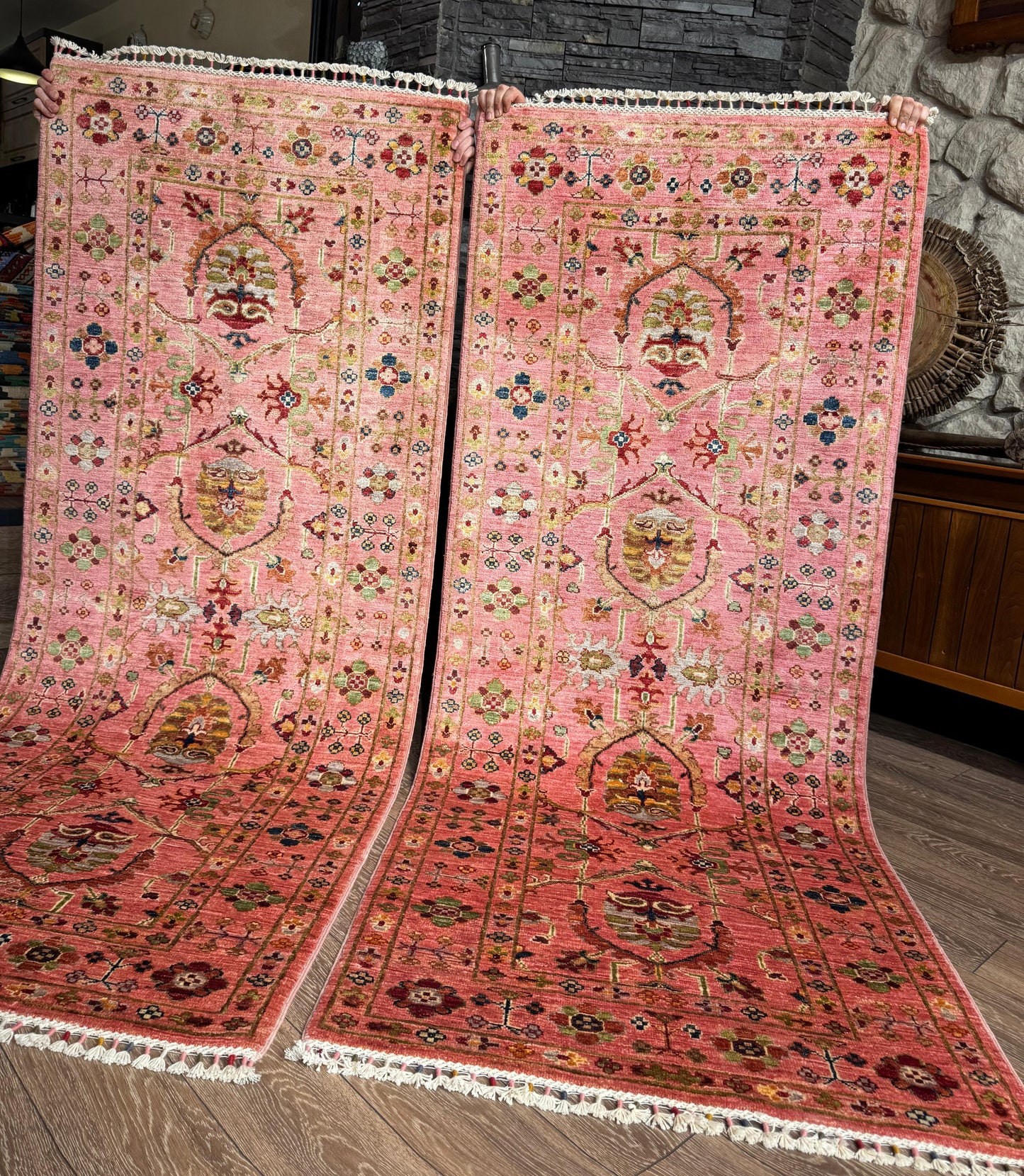 AFGHANISCHER SULTNAS Teppichläufer (Handgefertigte 2 stücke)