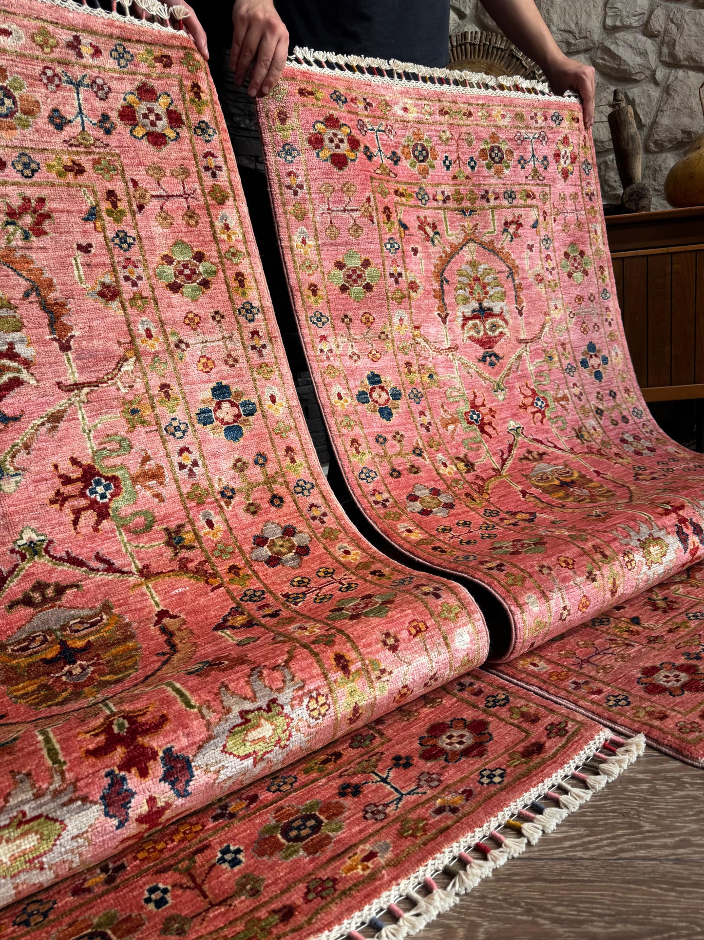 AFGHANISCHER SULTNAS Teppichläufer (Handgefertigte 2 stücke)