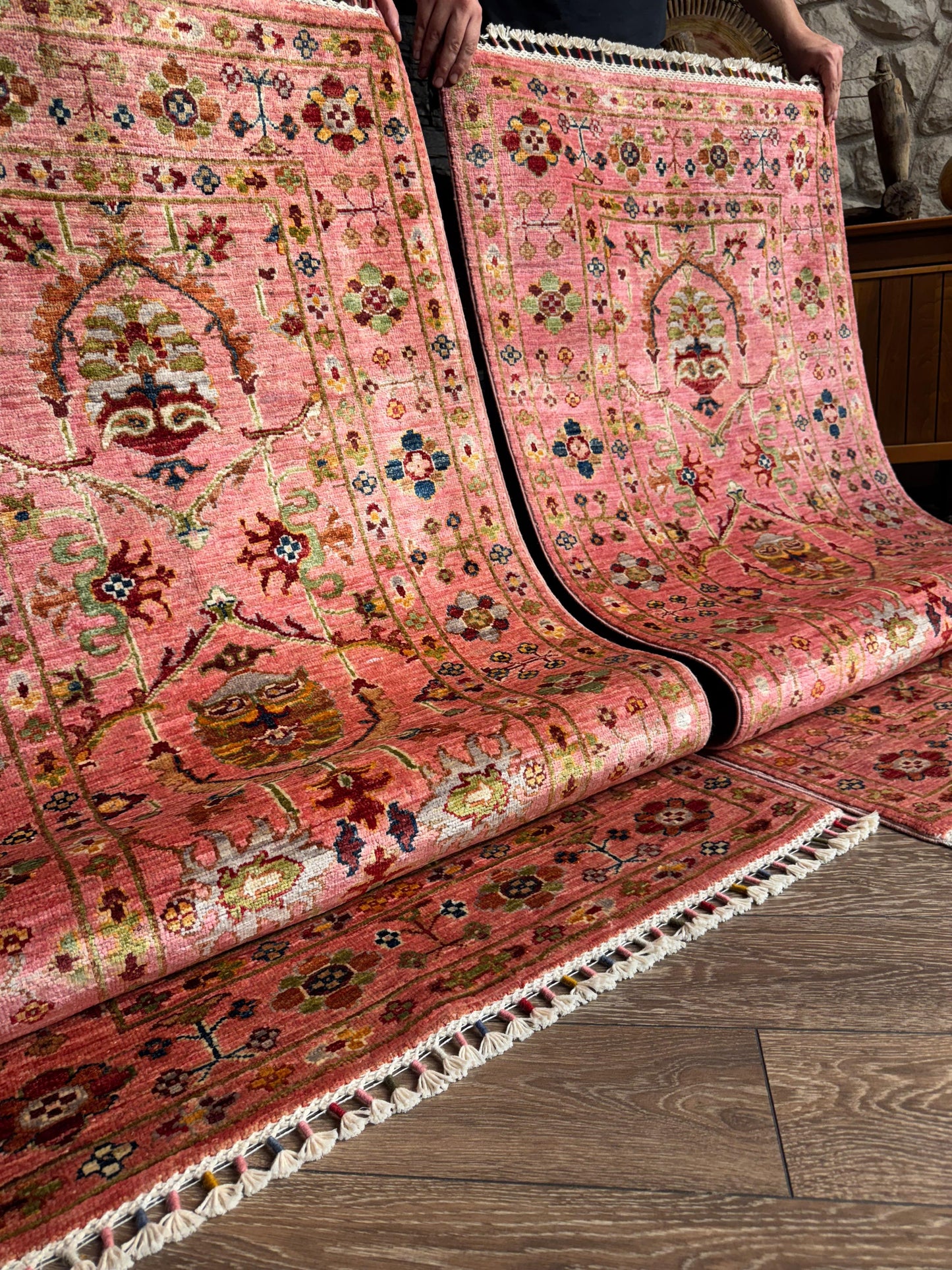 AFGHANISCHER SULTNAS Teppichläufer (Handgefertigte 2 stücke)