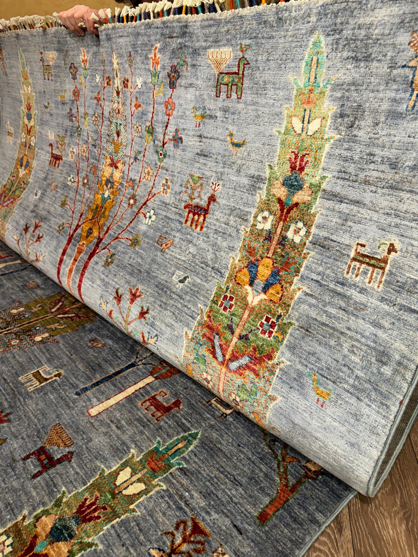 AFGHANISCHER HAYATI AĞACI Teppich (Handgefertigtes Einzelstück)