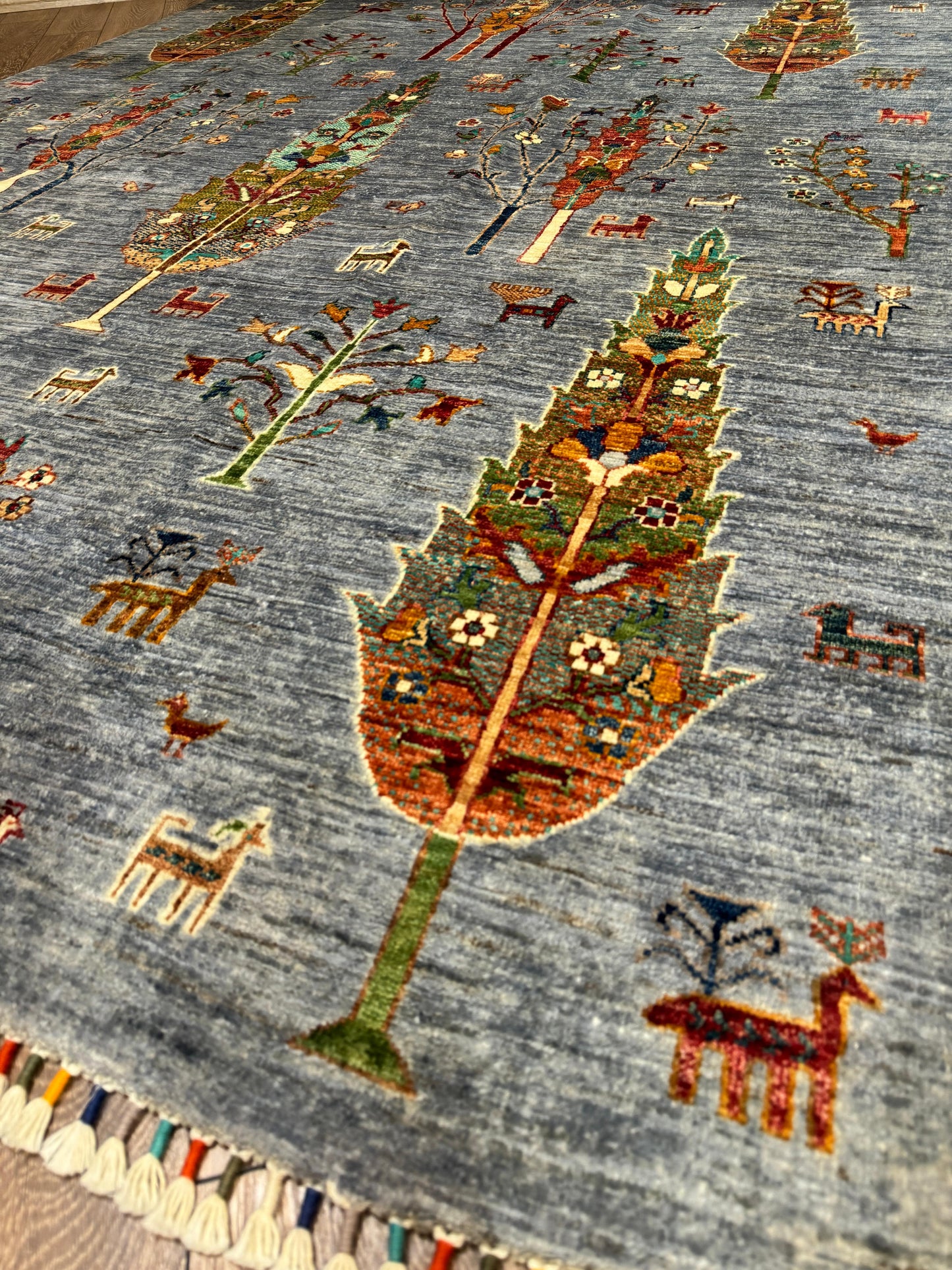 AFGHANISCHER HAYATI AĞACI Teppich (Handgefertigtes Einzelstück)