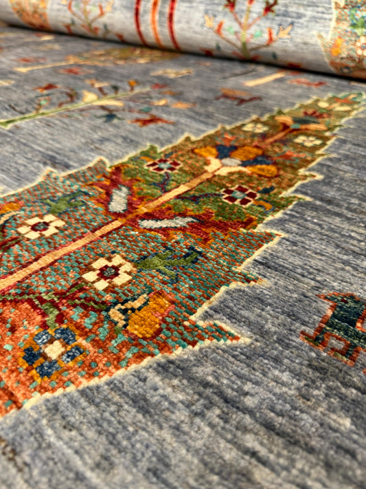 AFGHANISCHER HAYATI AĞACI Teppich (Handgefertigtes Einzelstück)