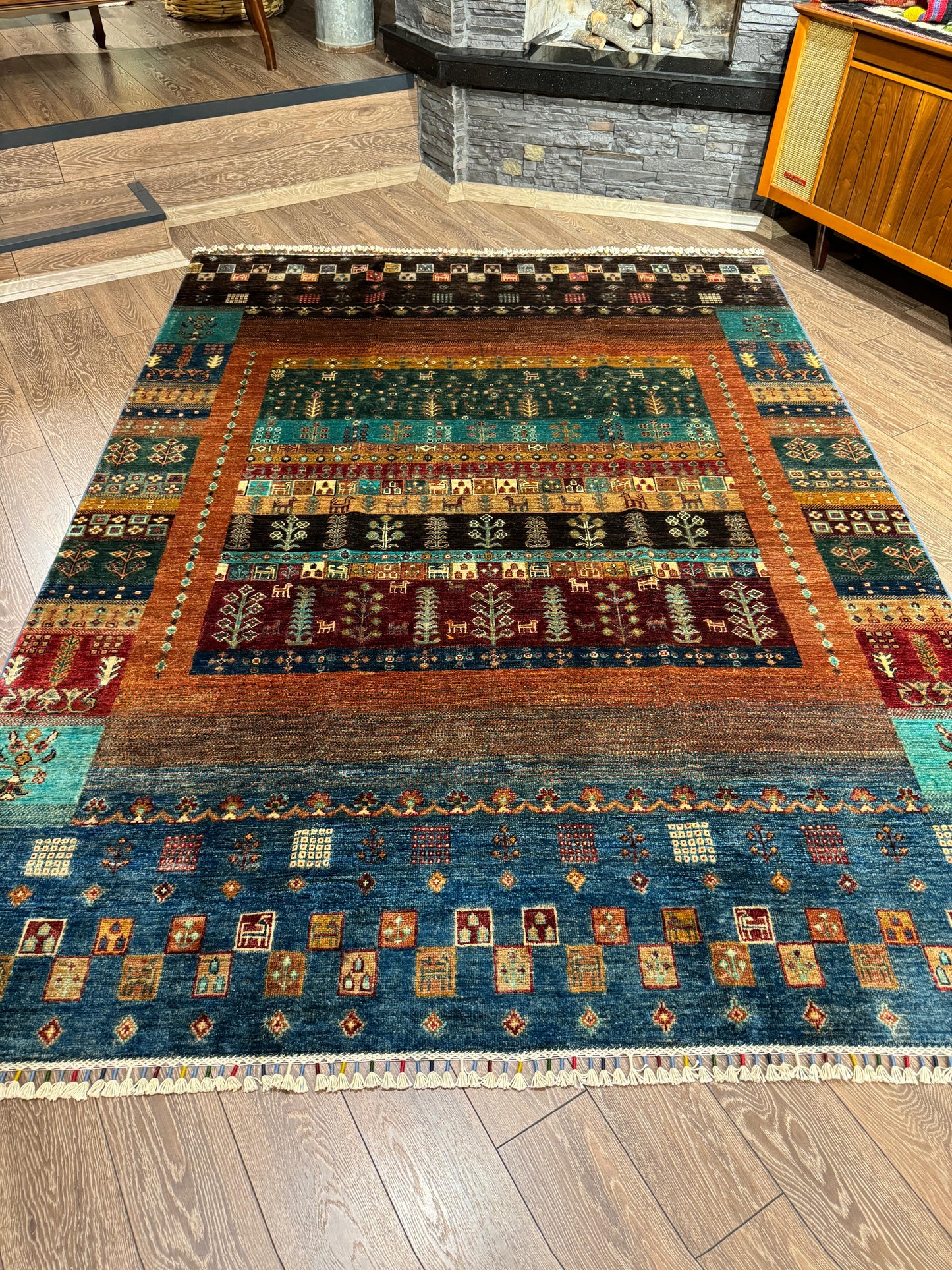 AFGHANISCHER LORREK Teppich (Handgefertigtes Einzelstück)