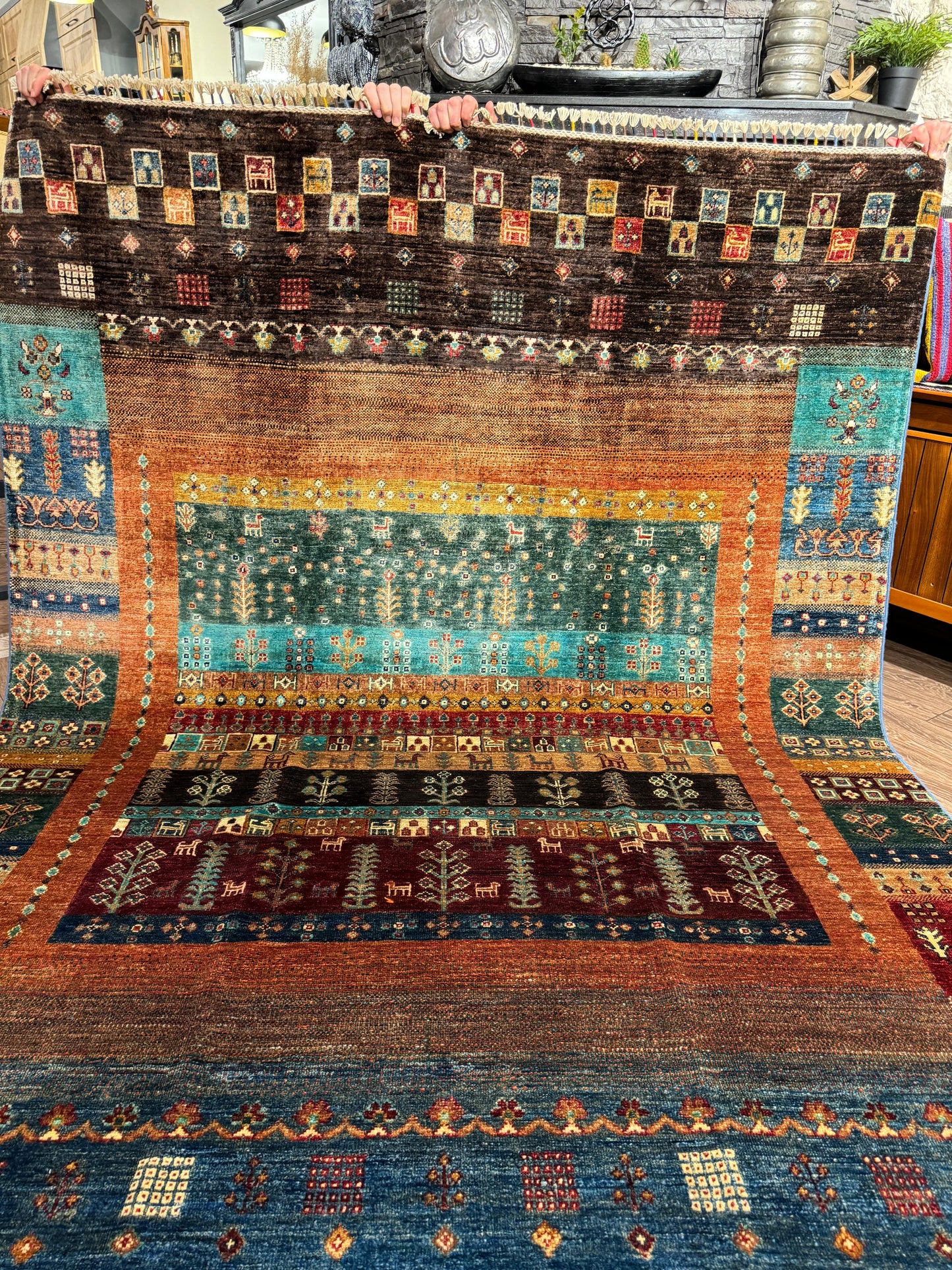 AFGHANISCHER LORREK Teppich (Handgefertigtes Einzelstück)