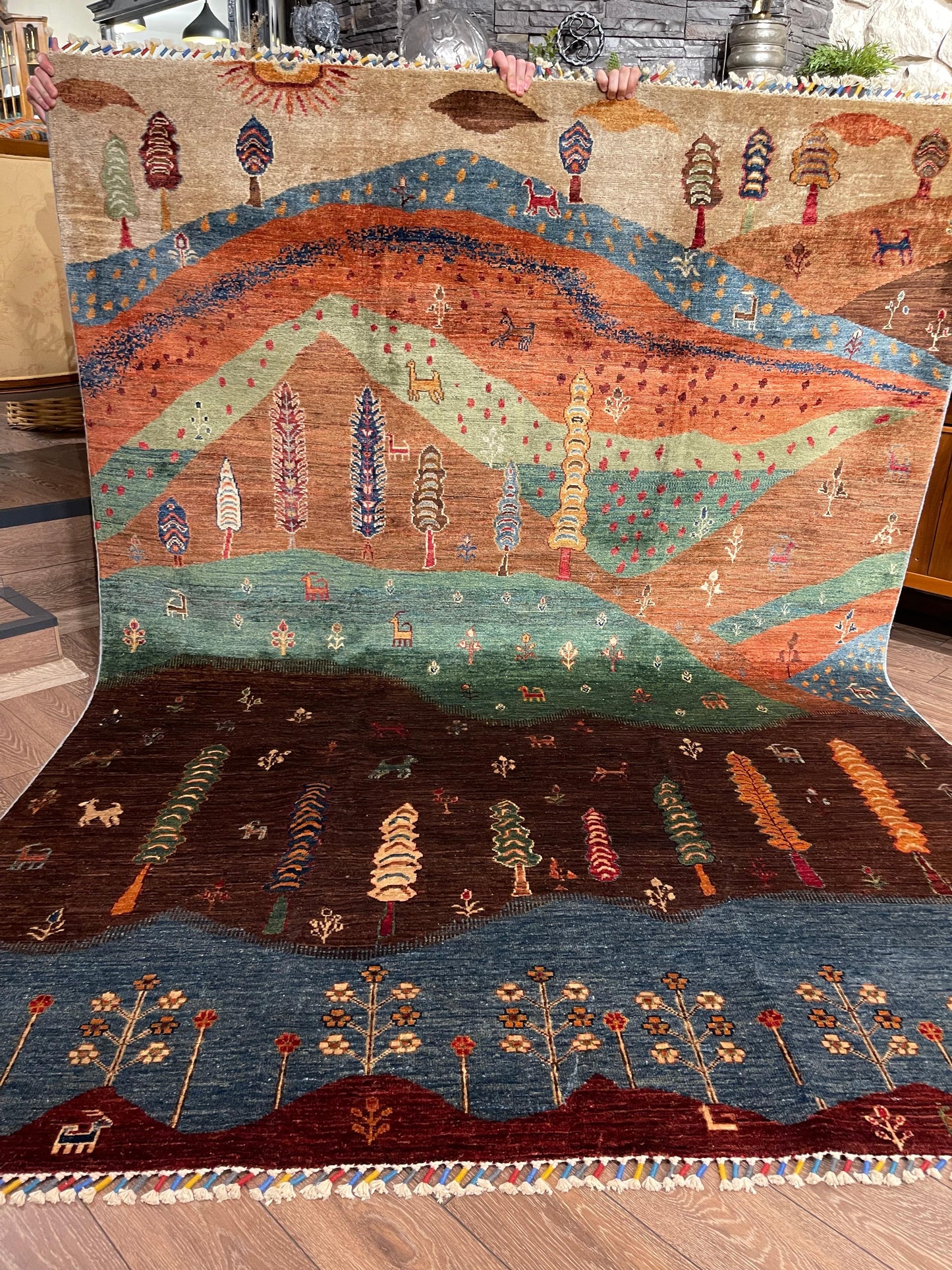 AFGHANISCHER AĞABI Teppich (Handgefertigtes Einzelstück)