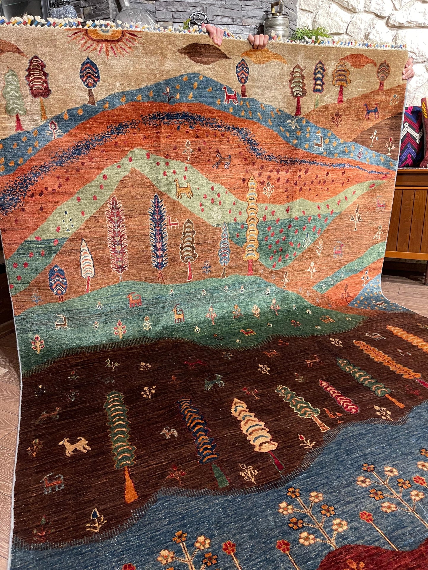 AFGHANISCHER AĞABI Teppich (Handgefertigtes Einzelstück)