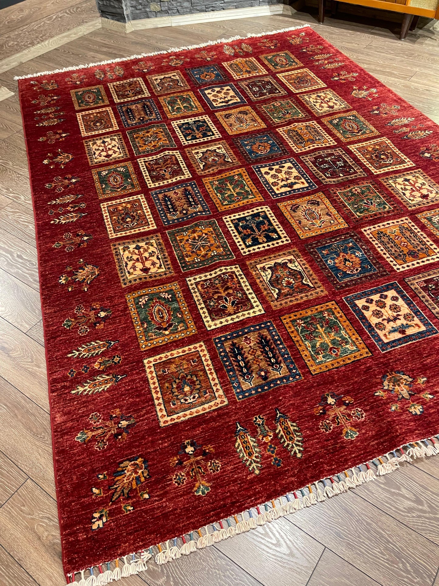 AFGHANISCHER BAHTİYARİ Teppich (Handgefertigtes Einzelstück)