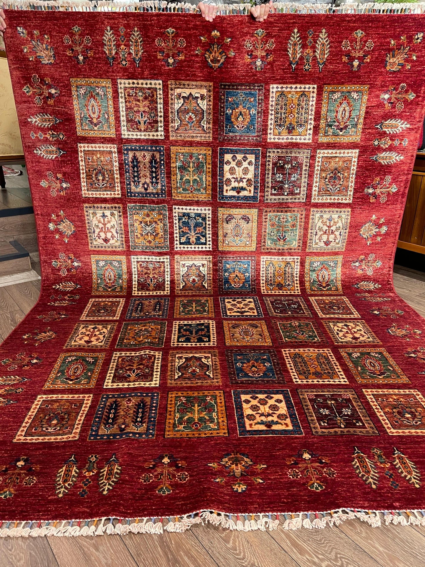 AFGHANISCHER BAHTİYARİ Teppich (Handgefertigtes Einzelstück)