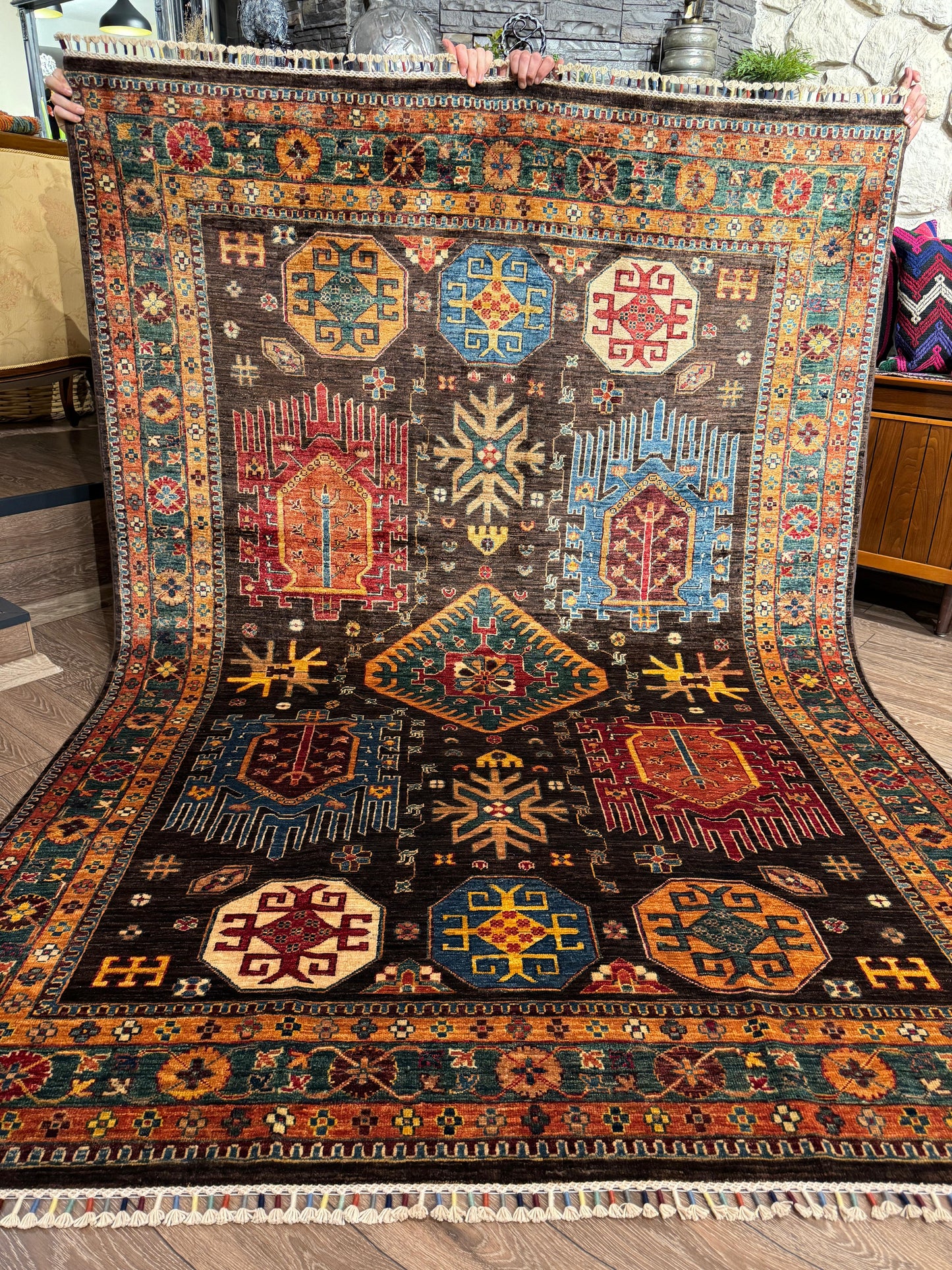 AFGHANISCHER MALKOC Teppich (Handgefertigtes Einzelstück)