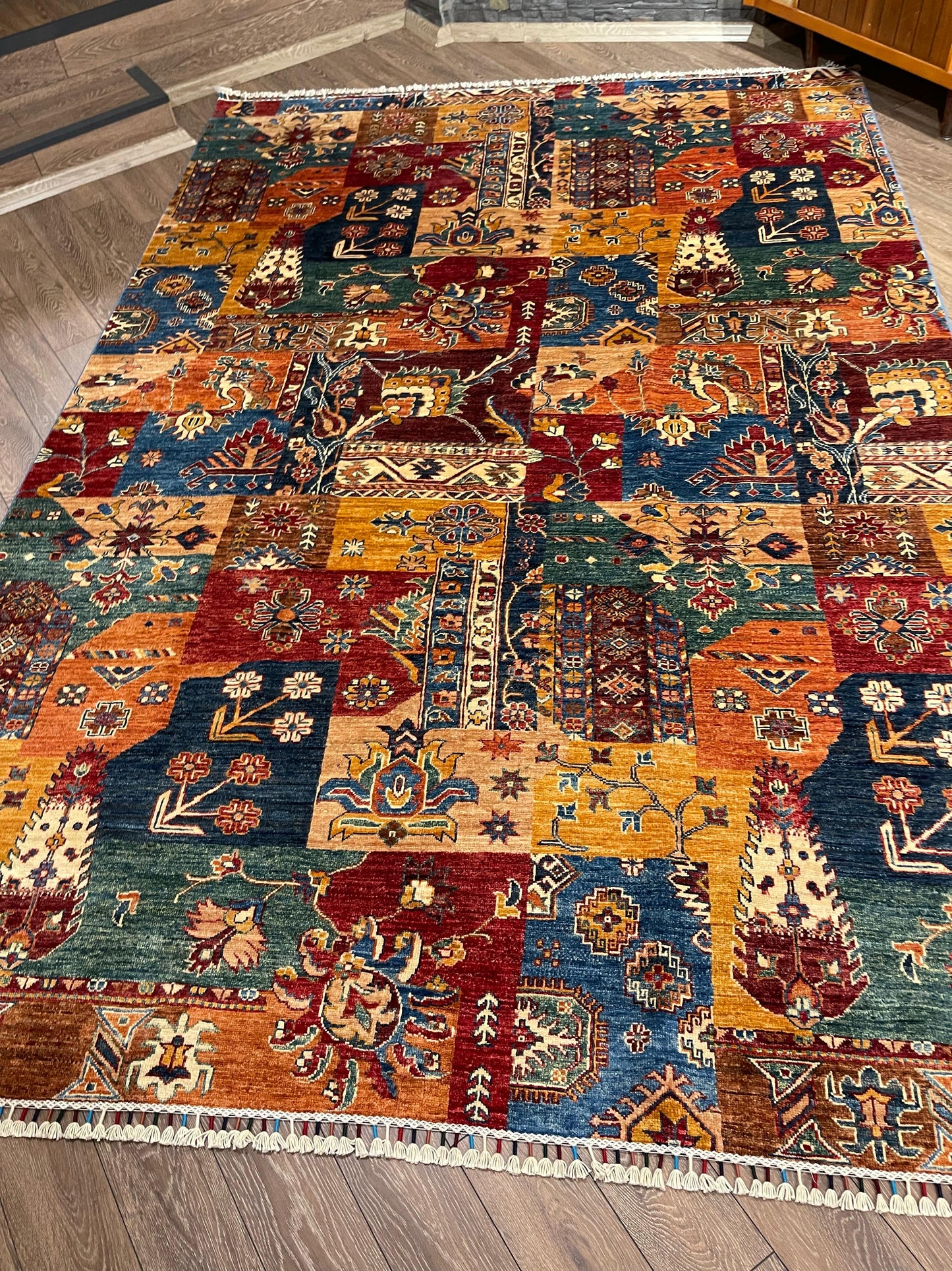 AFGHANISCHER VEZIRI Teppich (Handgefertigtes Einzelstück)