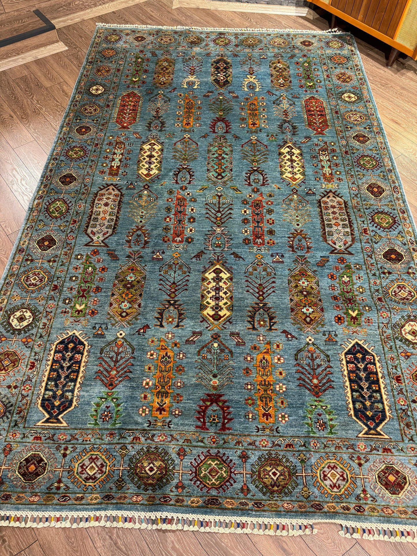 AFGHANISCHER MUNZIRI Teppich (Handgefertigtes Einzelstück)