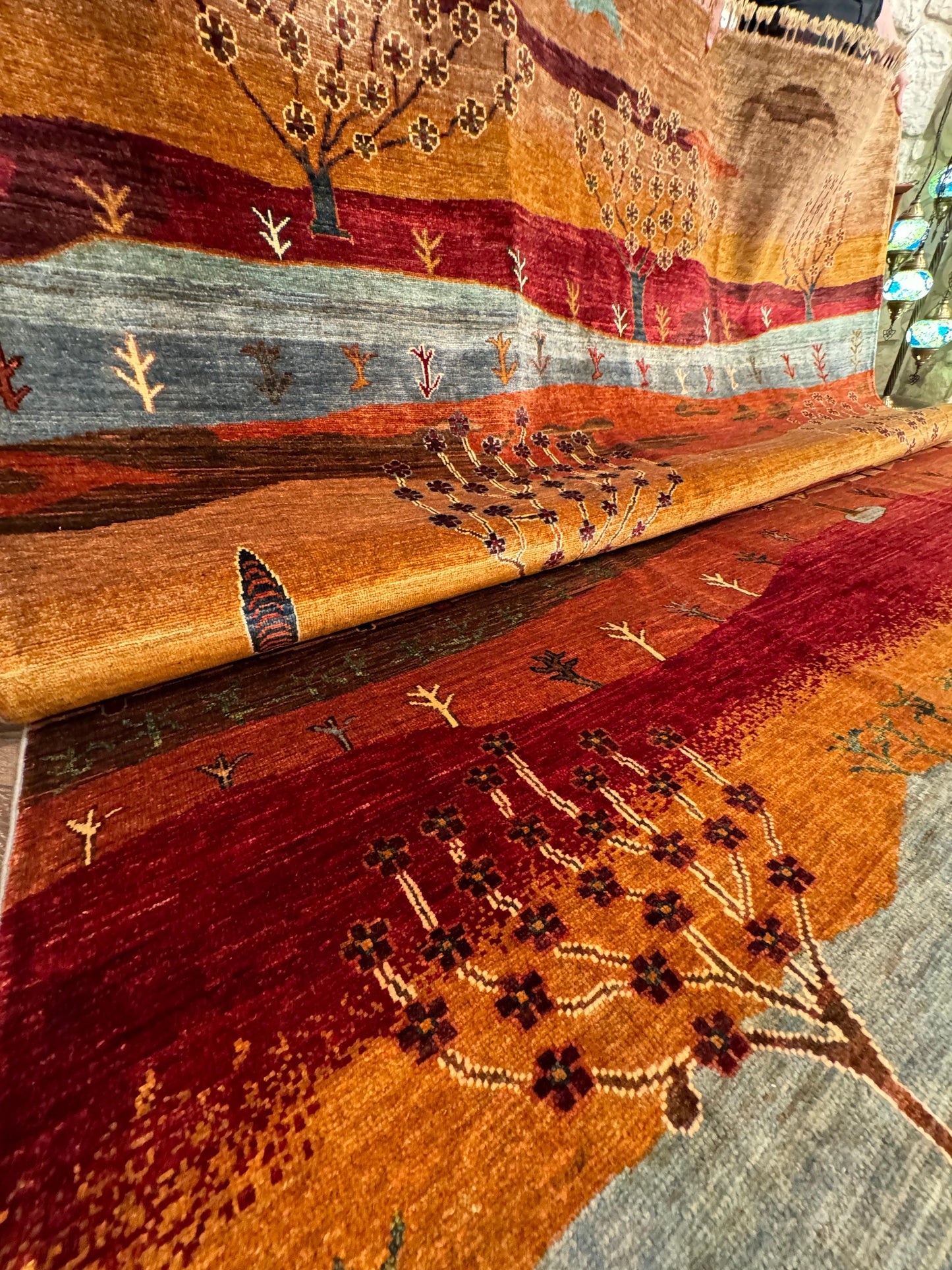 AFGHANISCHER HAYATI AĞACI Teppich (Handgefertigtes Einzelstück)2