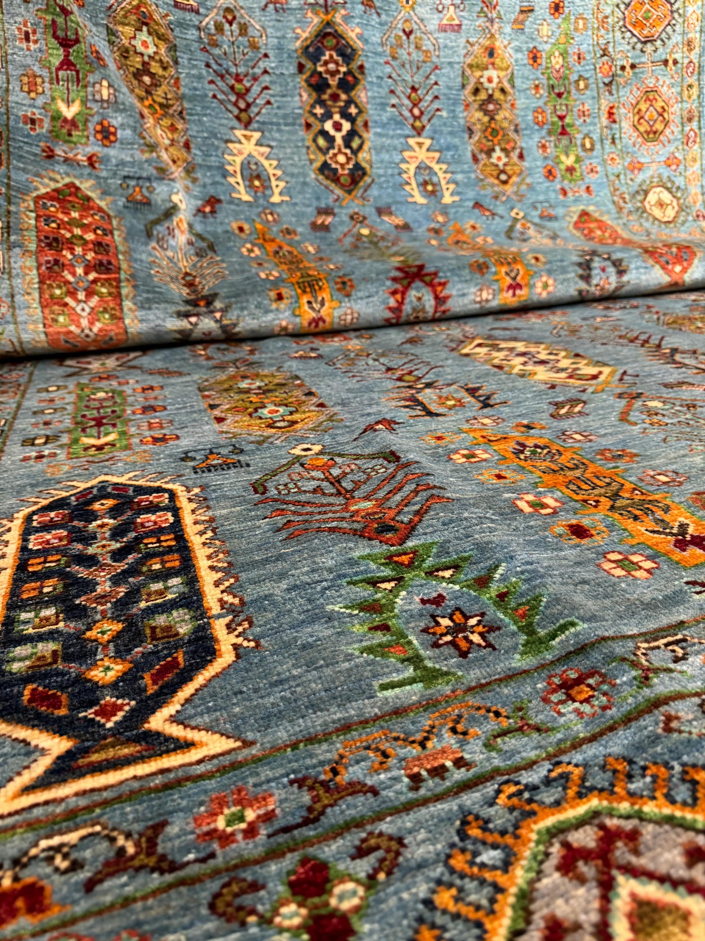 AFGHANISCHER MUNZIRI Teppich (Handgefertigtes Einzelstück)