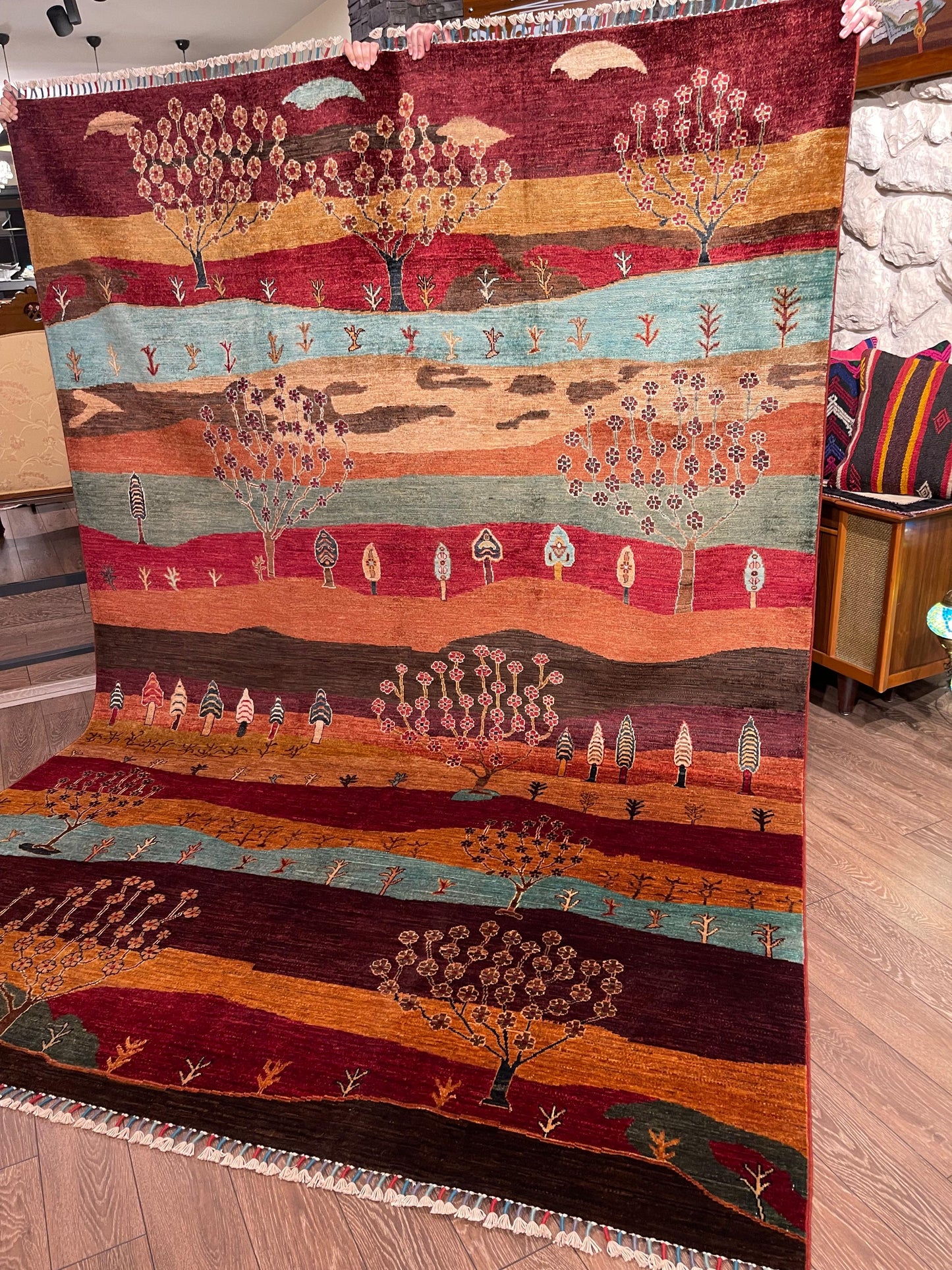 AFGHANISCHER KALKACİ Teppich (Handgefertigtes Einzelstück)