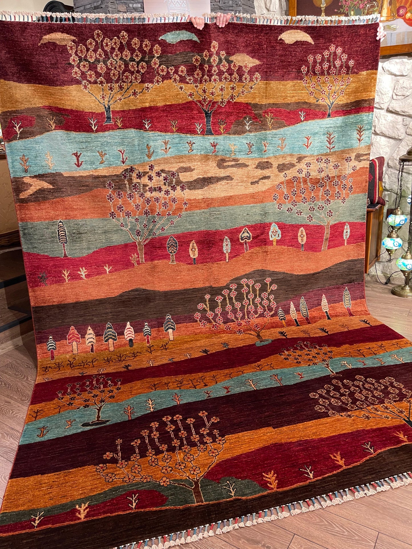 AFGHANISCHER KALKACİ Teppich (Handgefertigtes Einzelstück)