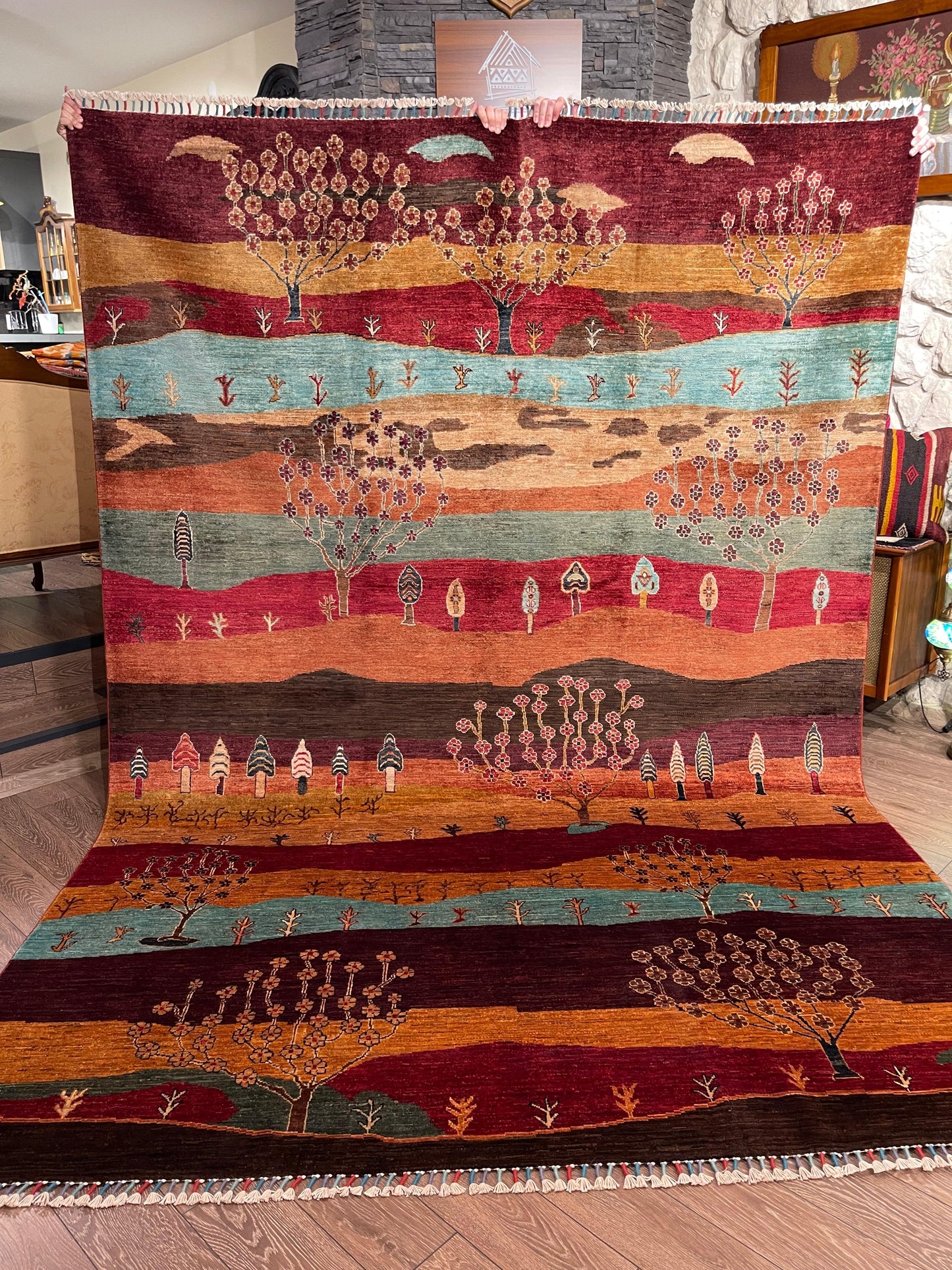 AFGHANISCHER KALKACİ Teppich (Handgefertigtes Einzelstück)