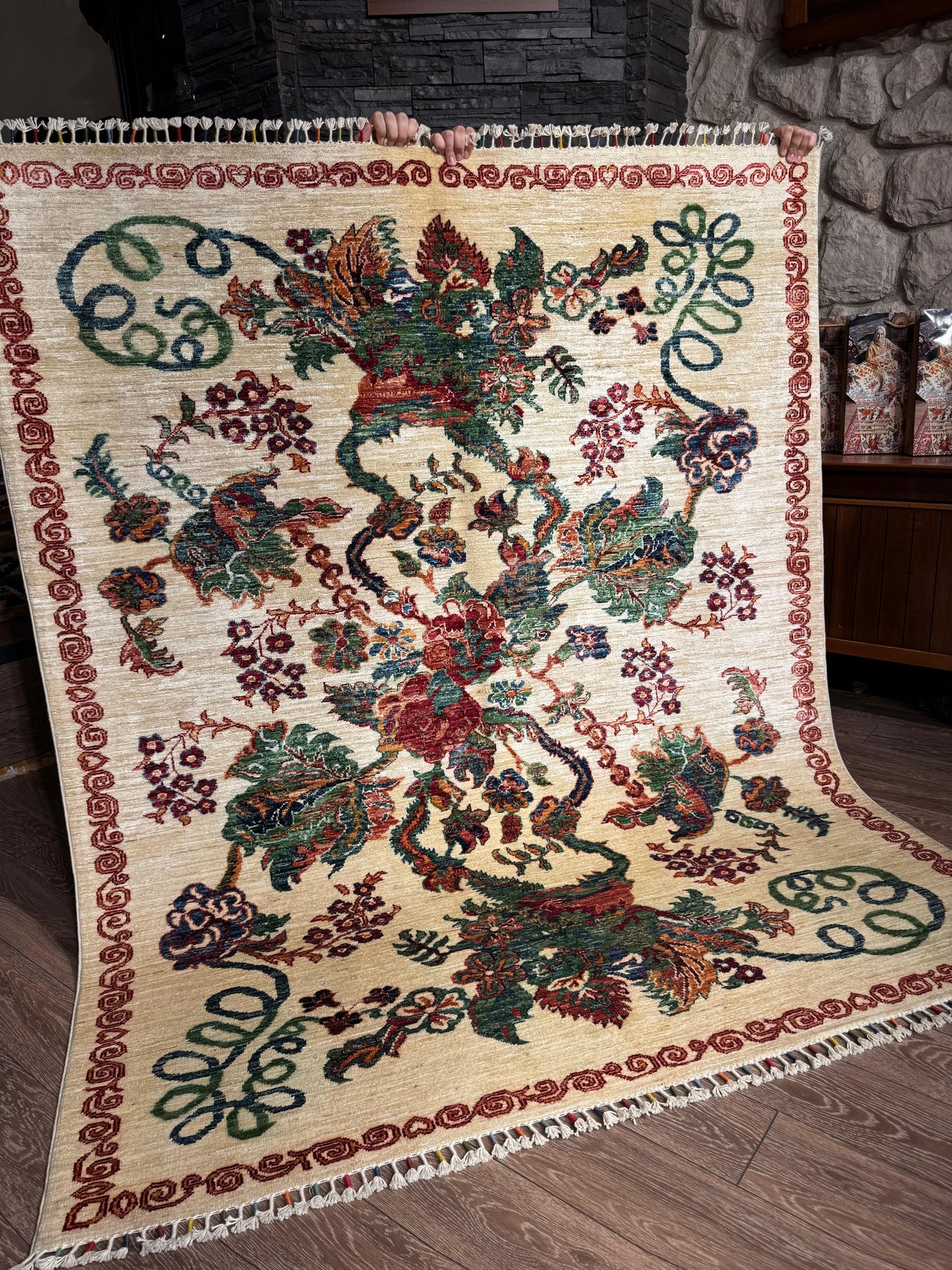 AFGHANISCHER KARABAĞ TEPPICH (Handgefertigtes Einzelstück)