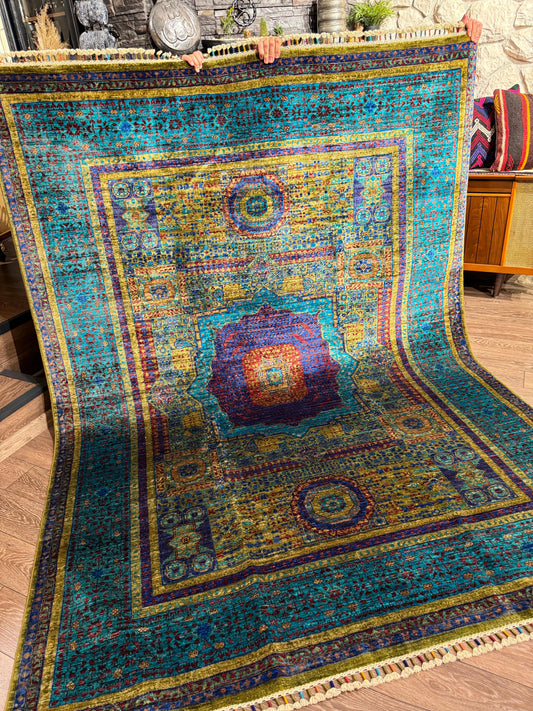 AFGHANISCHER MAVLUKI TEPPICH (Handgefertigtes Einzelstück)