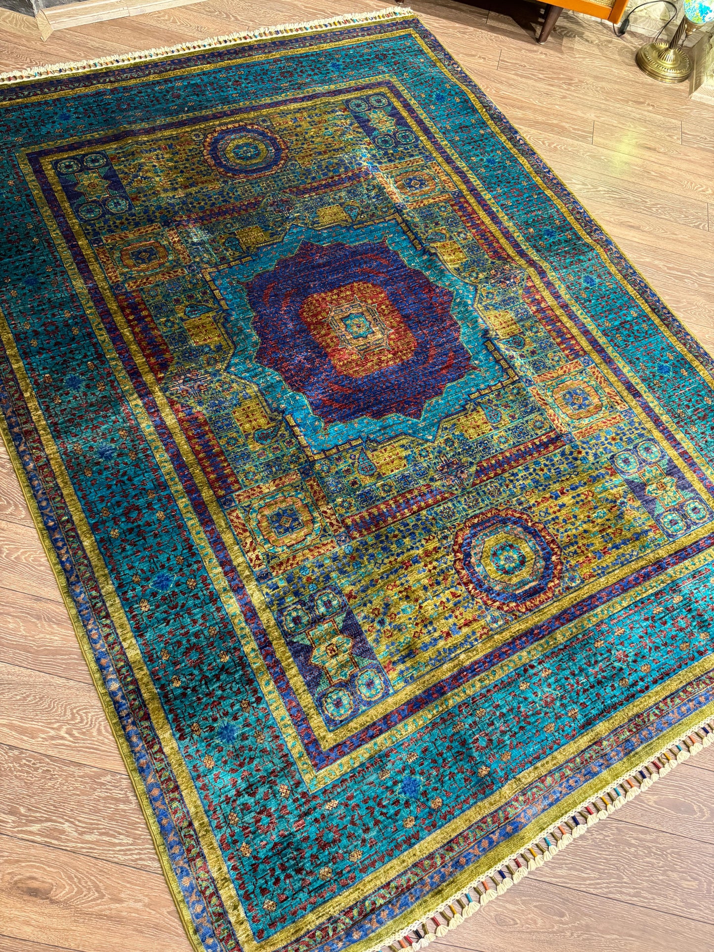 AFGHANISCHER MEMLÜK TEPPICH (Handgefertigtes Einzelstück)