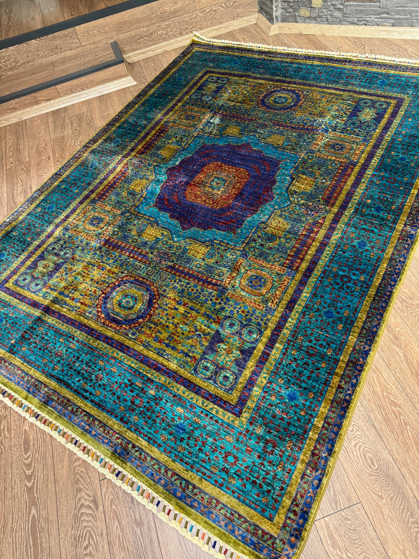 AFGHANISCHER MEMLÜK TEPPICH (Handgefertigtes Einzelstück)