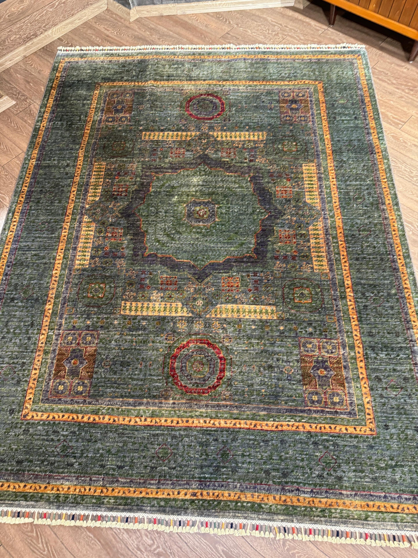 AFGHANISCHER INANDUK TEPPICH (Handgefertigtes Einzelstück)