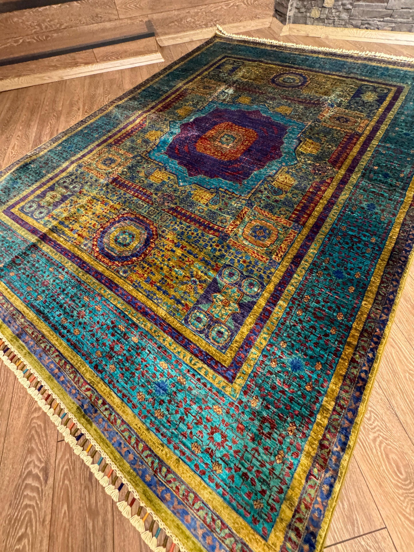 AFGHANISCHER MEMLÜK TEPPICH (Handgefertigtes Einzelstück)