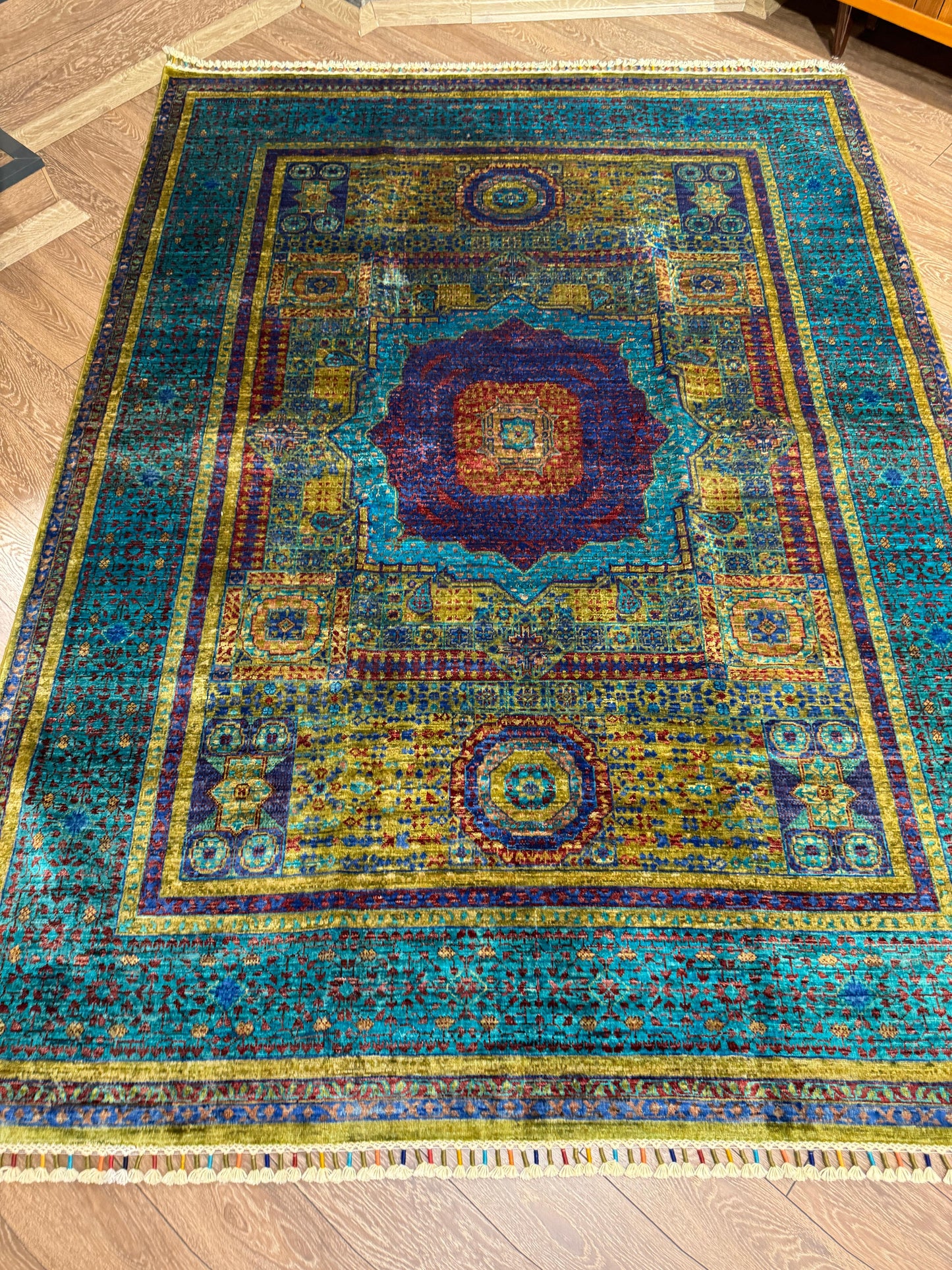 AFGHANISCHER MEMLÜK TEPPICH (Handgefertigtes Einzelstück)