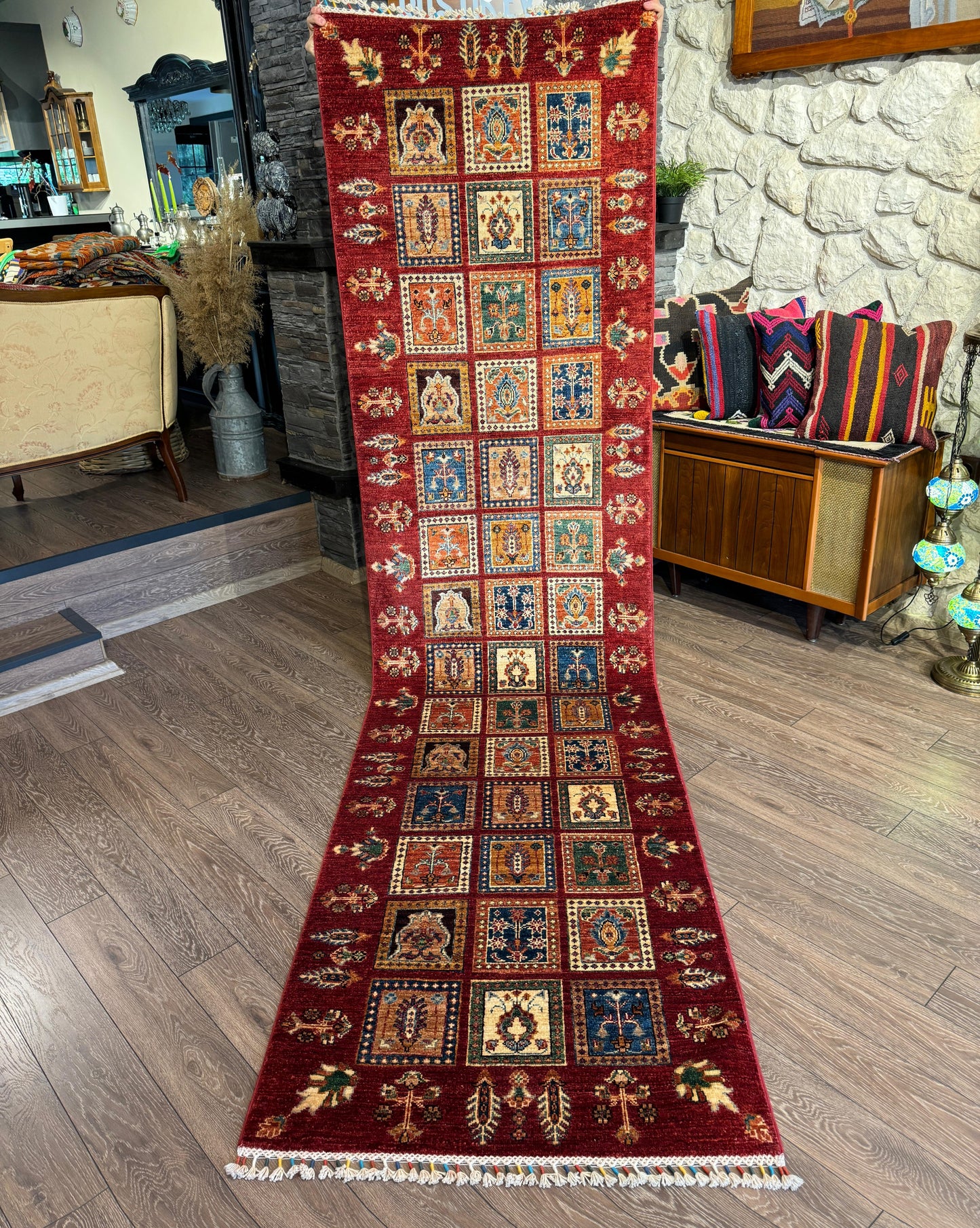 AFGHANISCHER BAHTİYARİ TEPPICHLÄUFER