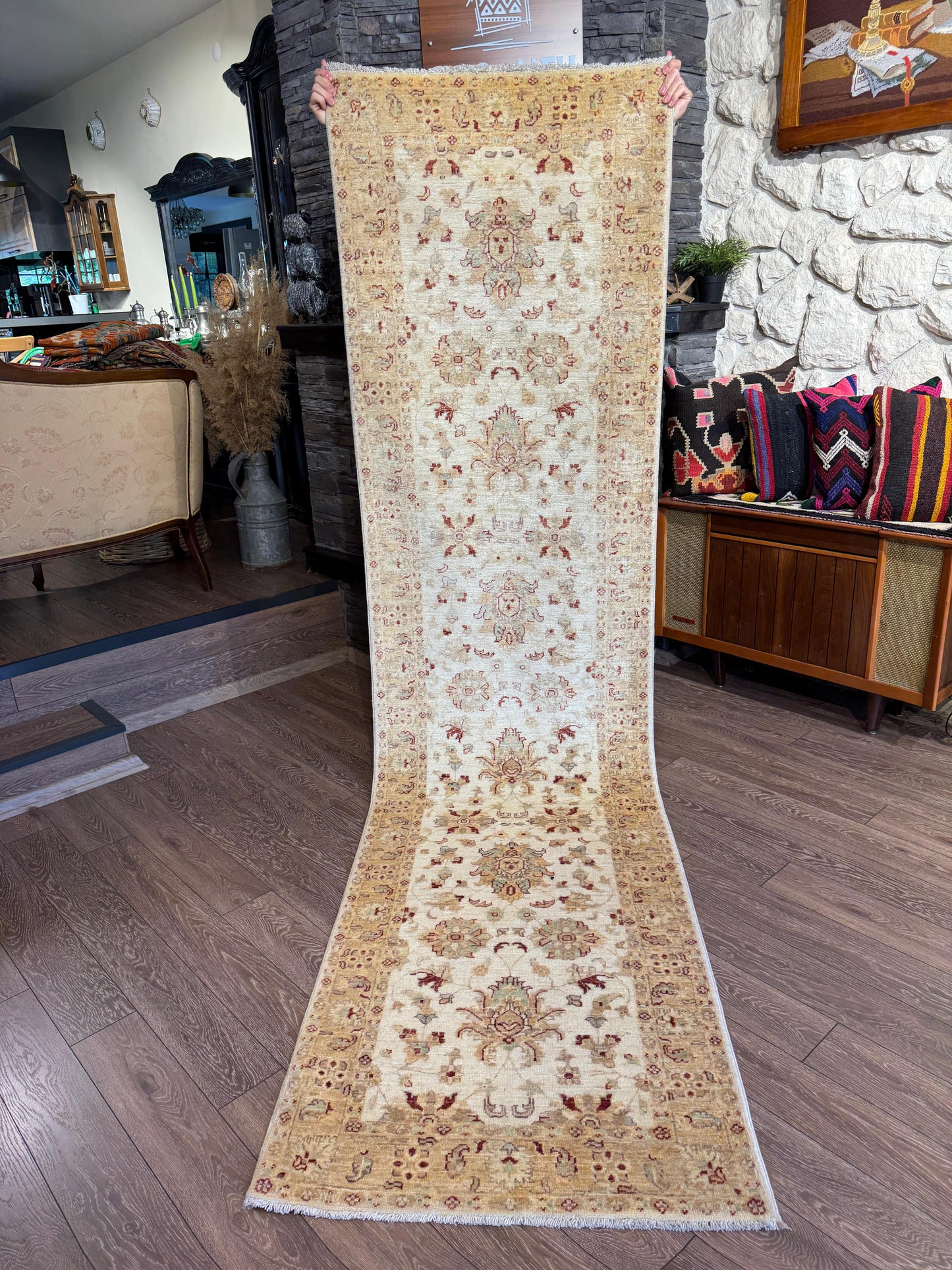 AFGHANISCHER UŞAK TEPPICHLÄUFER