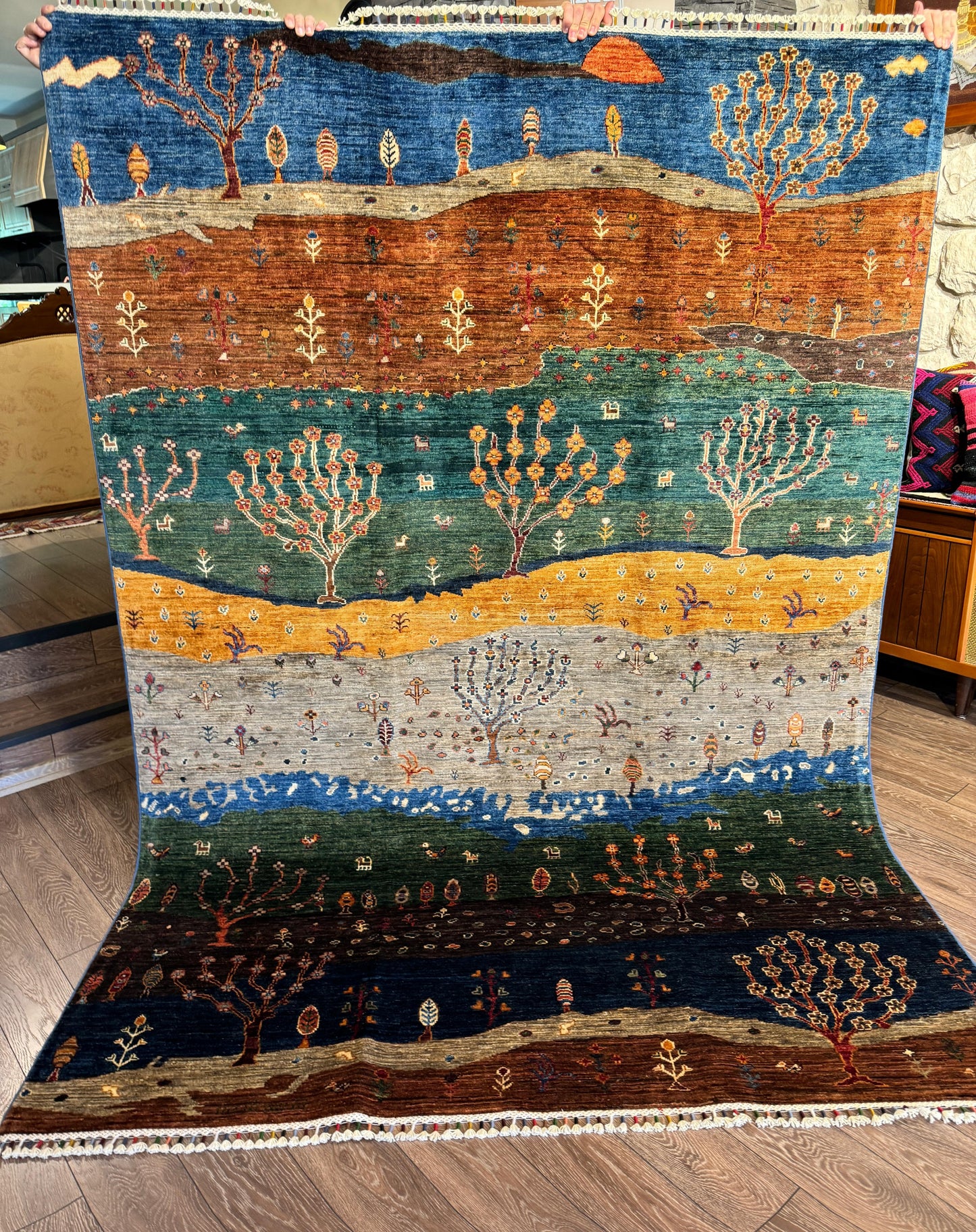 AFGHANISCHER HAYATI TEPPICH (Handgefertigtes Einzelstück)