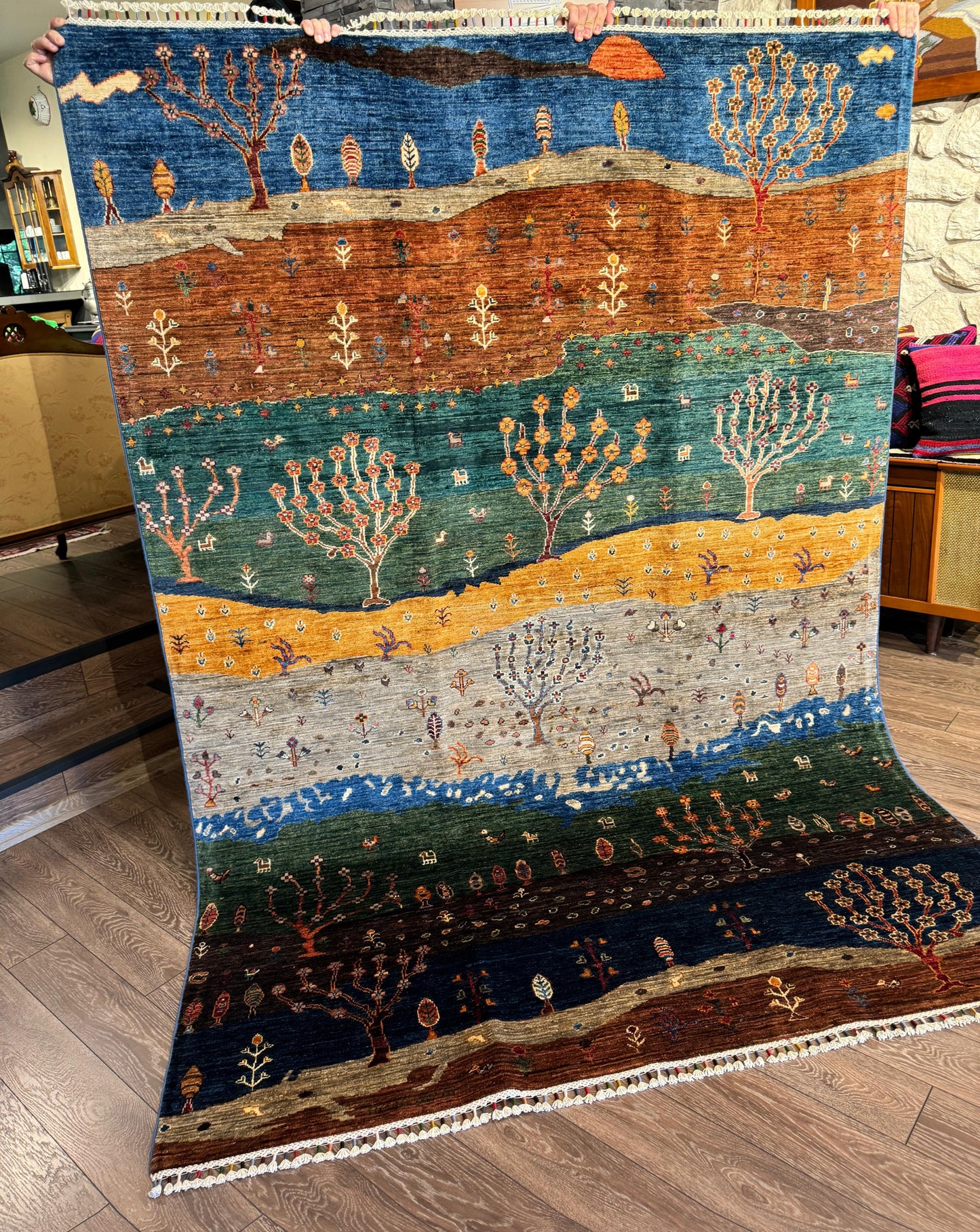 AFGHANISCHER HAYATI TEPPICH (Handgefertigtes Einzelstück)