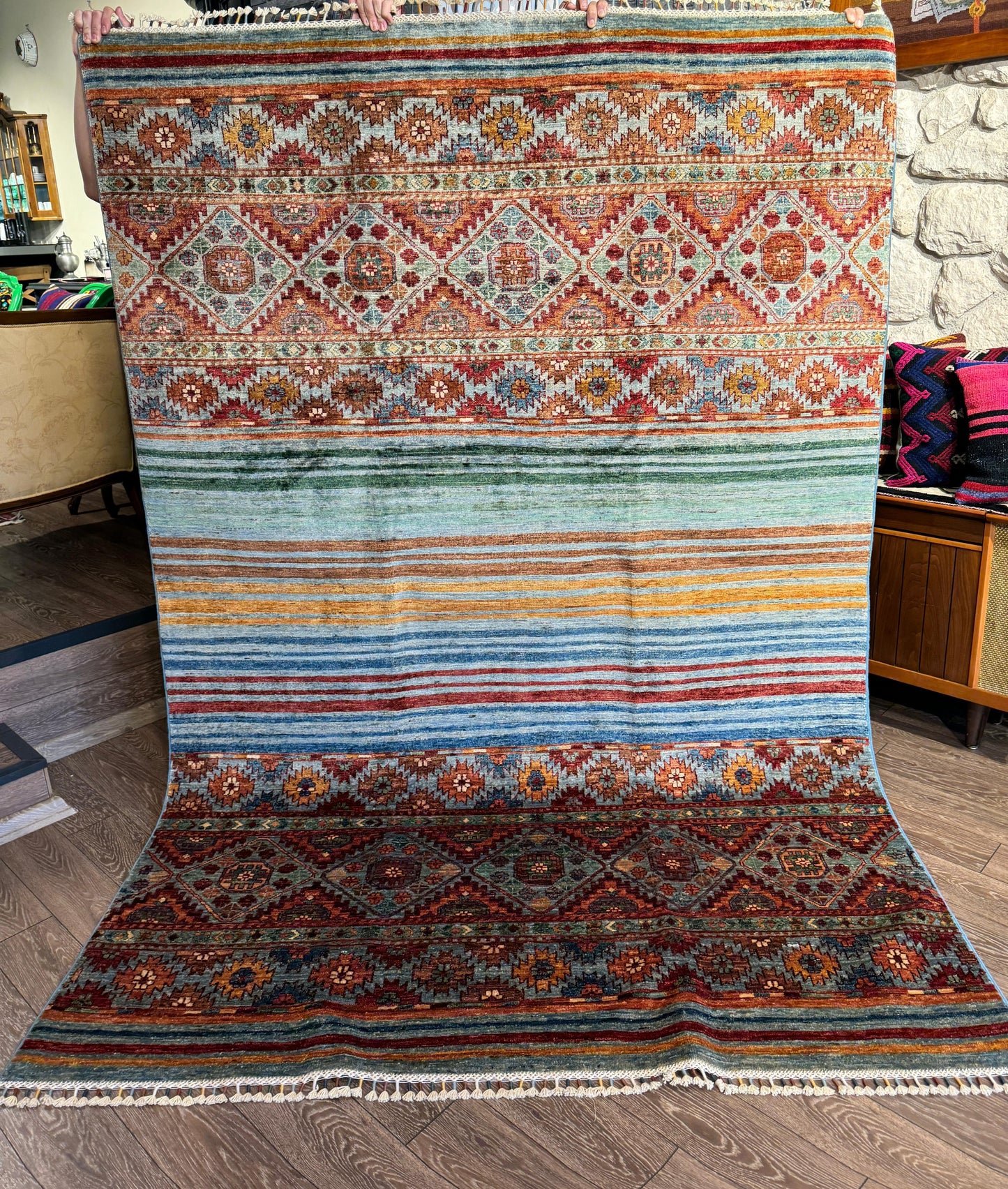 AFGHANISCHER BERKER TEPPICH (Handgefertigtes Einzelstück)