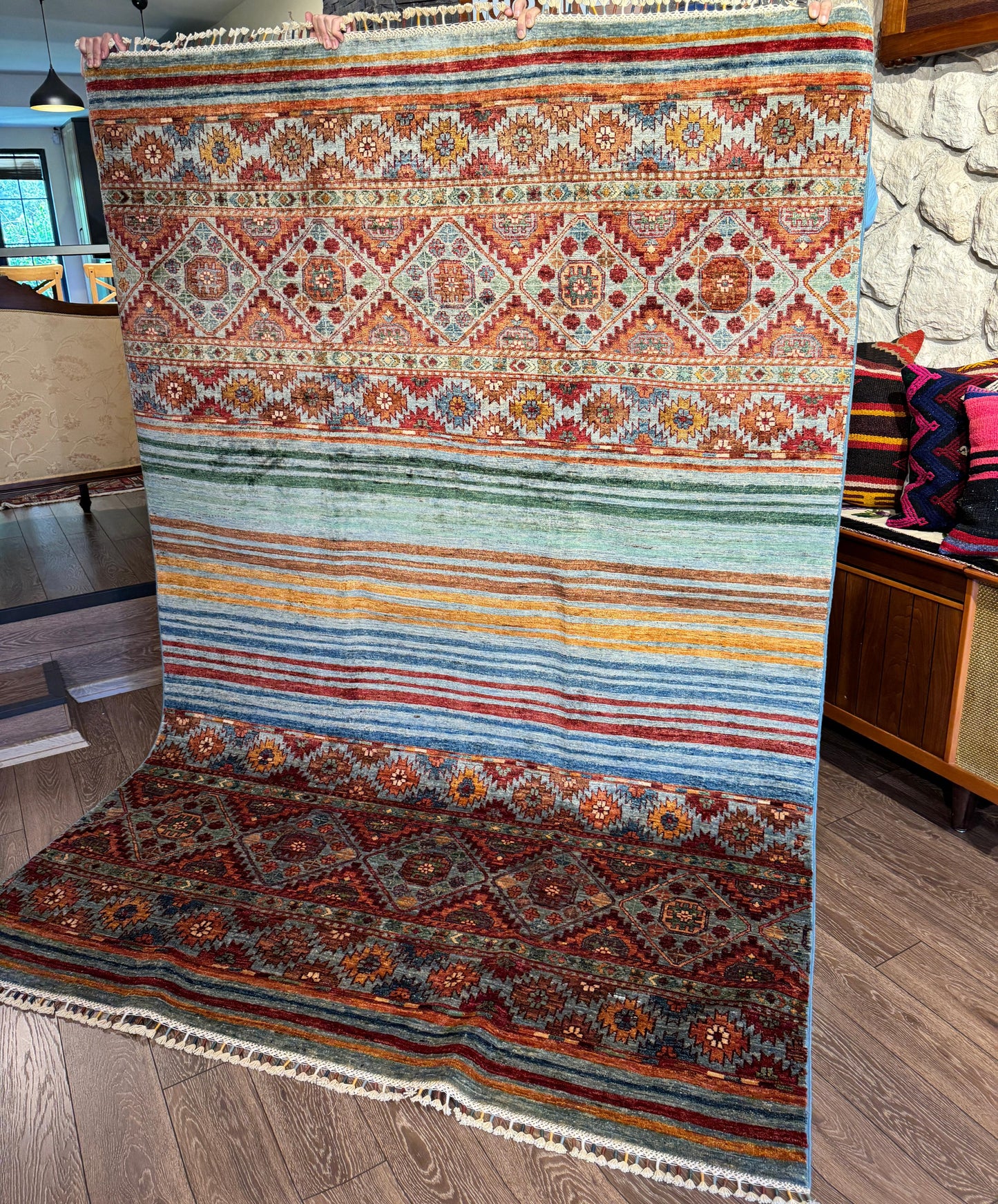 AFGHANISCHER BERKER TEPPICH (Handgefertigtes Einzelstück)